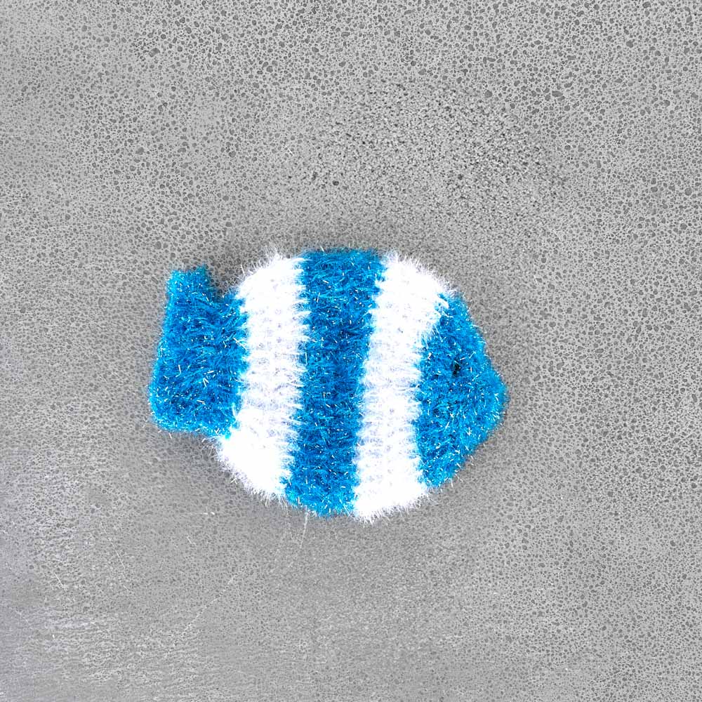 Éponge Poisson - Bleu