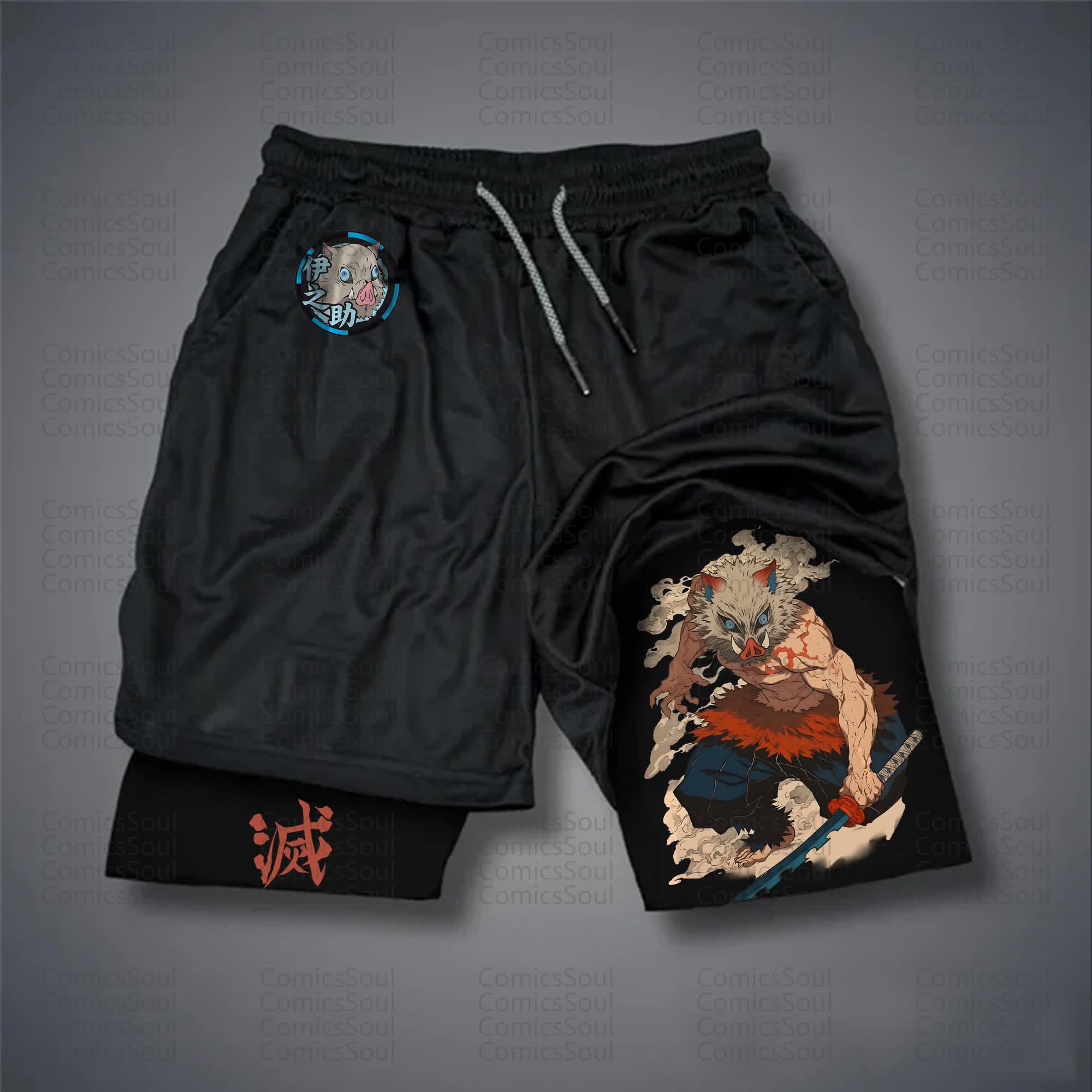 Unisex Casual Anime Streetwear Shorts 丨Comicssoul