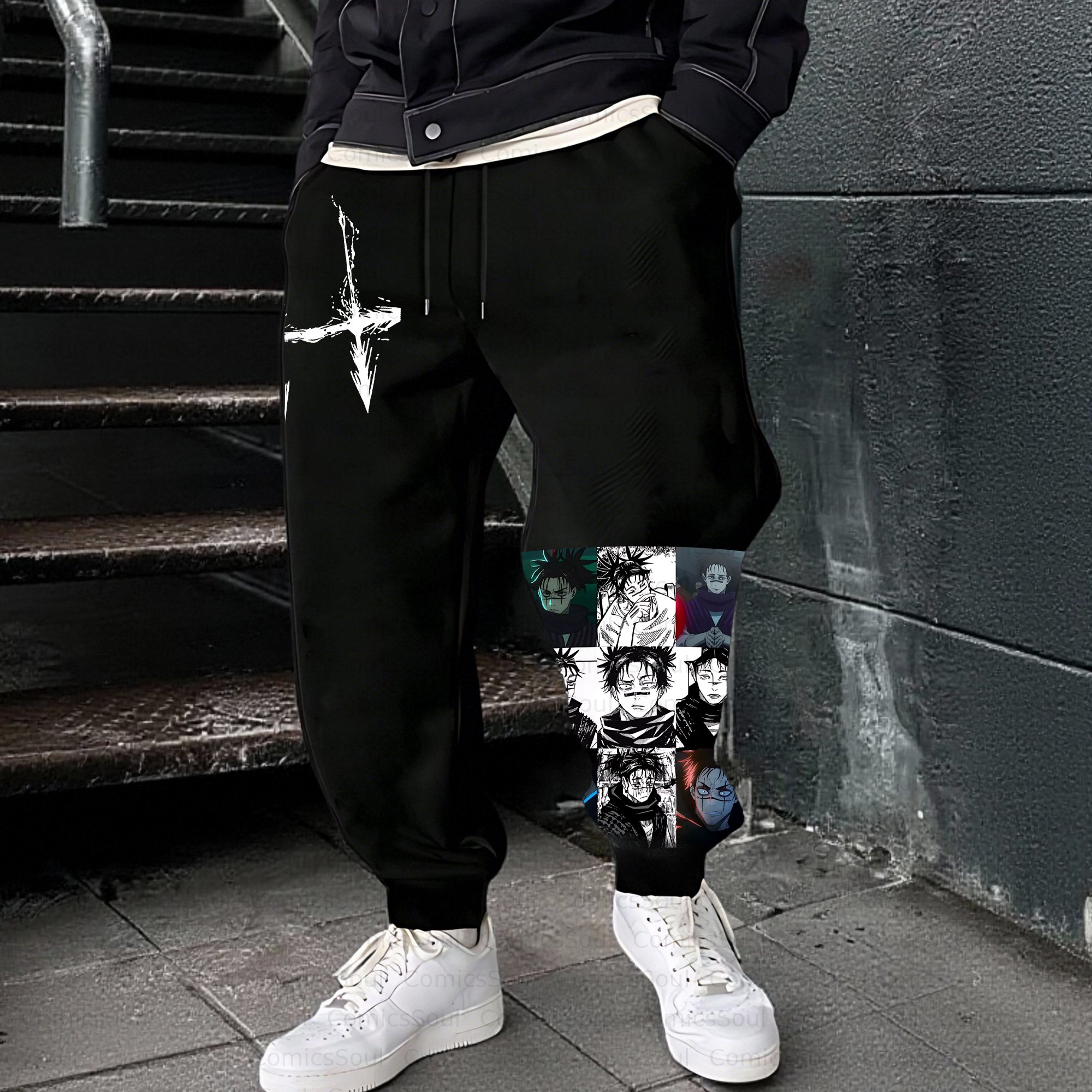 Unisex Casual Anime Streetwear Pant