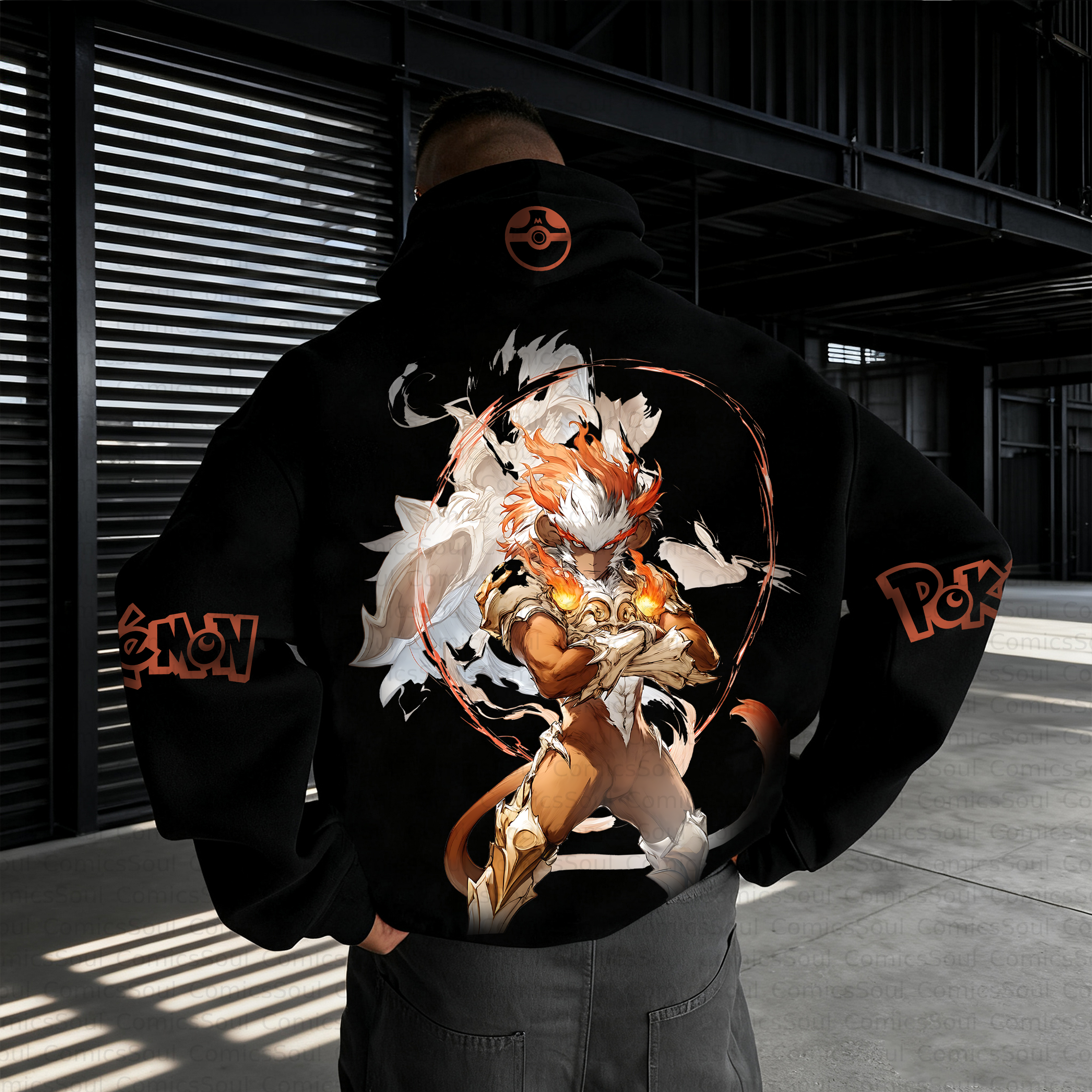 Unisex Anime Inspired Vintage Plush Hoodie