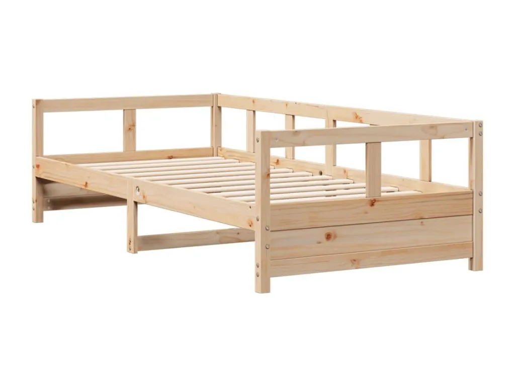 Sofá cama Vivircalido maciza de Vivircalido natural 80x200 cm elri31614