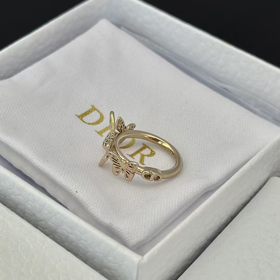 Dior Three Butterfly Ring - Original Replica Club