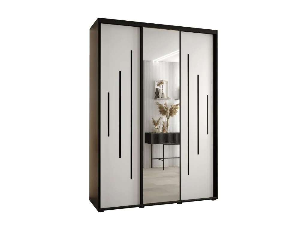 Armario batiente 235,2x180x60 cm, modelo de 3 puertas zan3629539