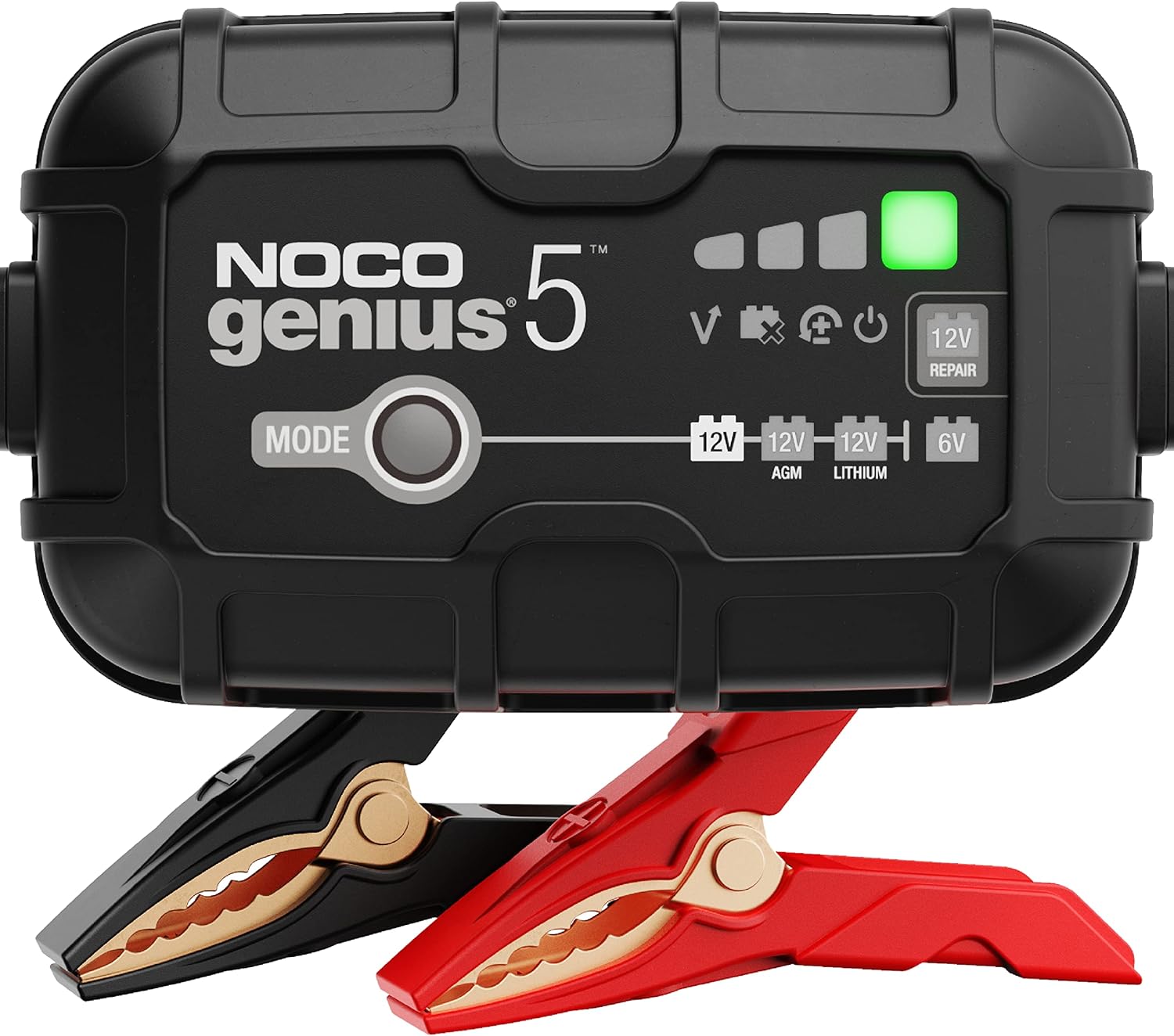 WAYFAIR NOCO GENIUS5: 5A 6V/12V Smart Battery Charger ?C Automatic Maintainer,Trickle Charger & Desulfator With Overcharge Protection & Temperature Compensation ?C For Lead-Acid-& Lithium Batteries,(Pack Of 6)