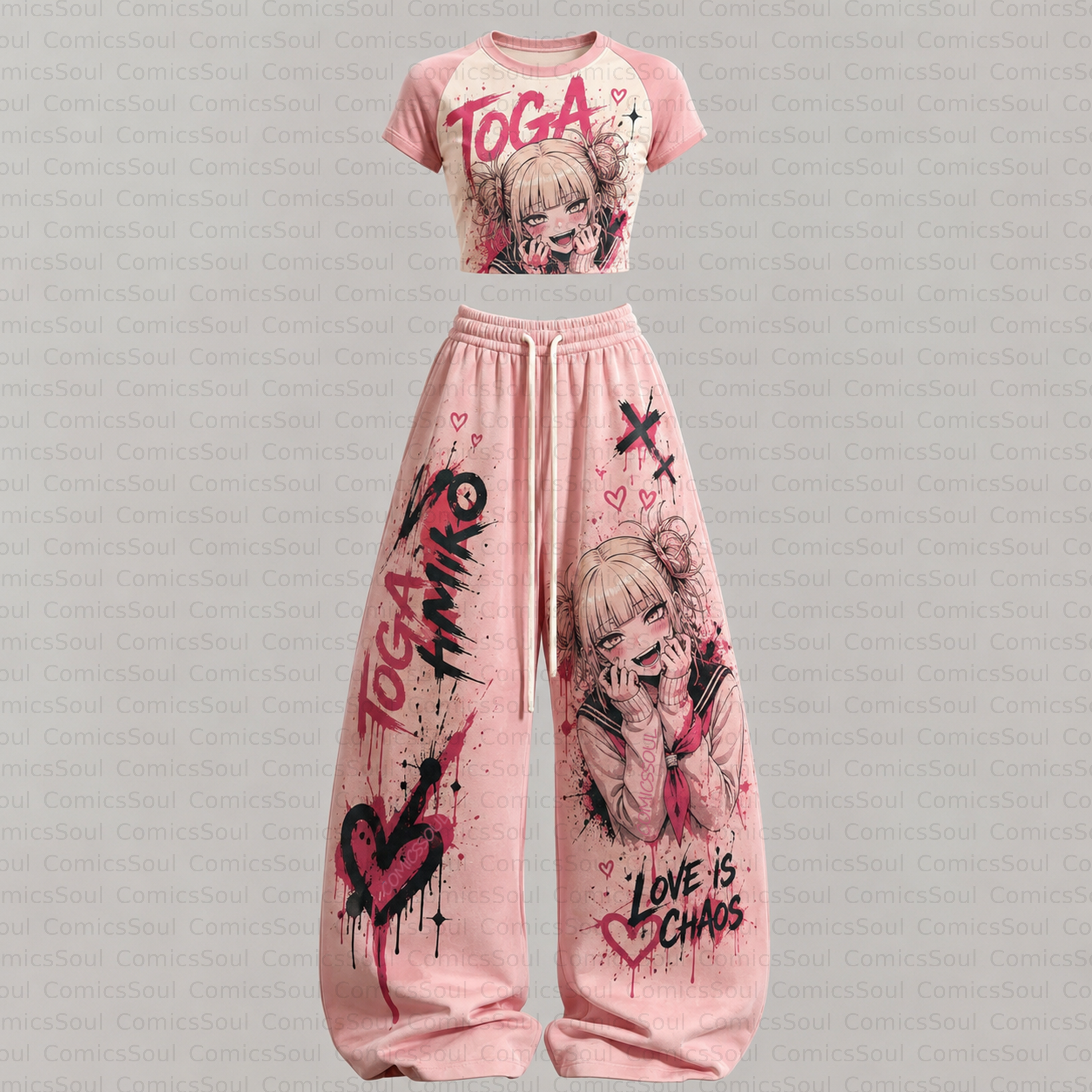 My Hero Academia T-Shirt & Elasticated Trousers Two-Piece Set