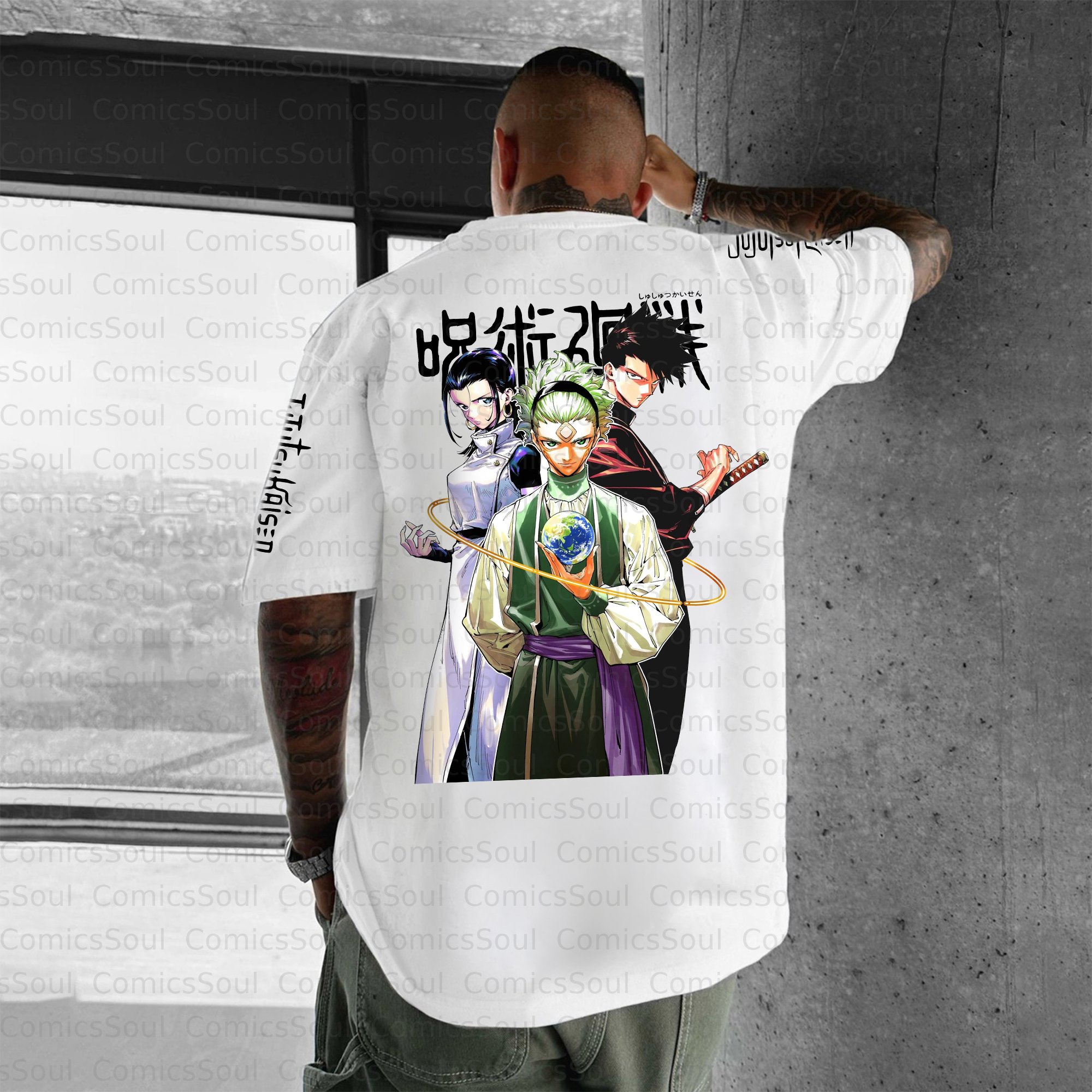 Unisex Anime Inspired Vintage T-Shirt | Comicssoul