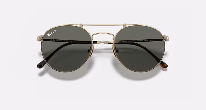Ray-Ban ROUND DOUBLE BRIDGE TITANIUM