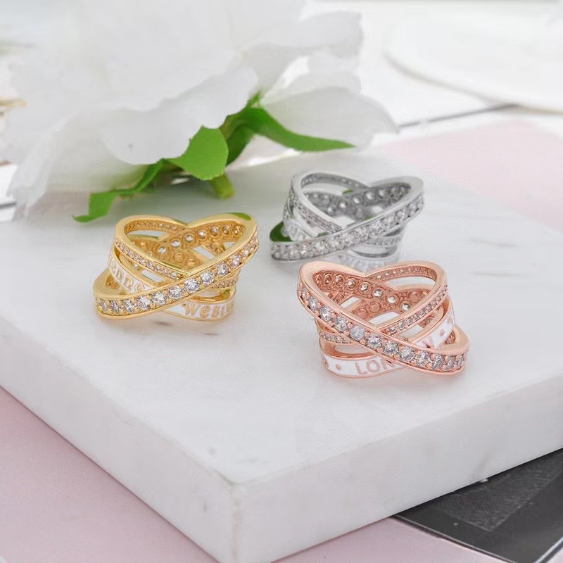 Vivienne Westwood Saturn Three Stacked Ring - Original Replica Club