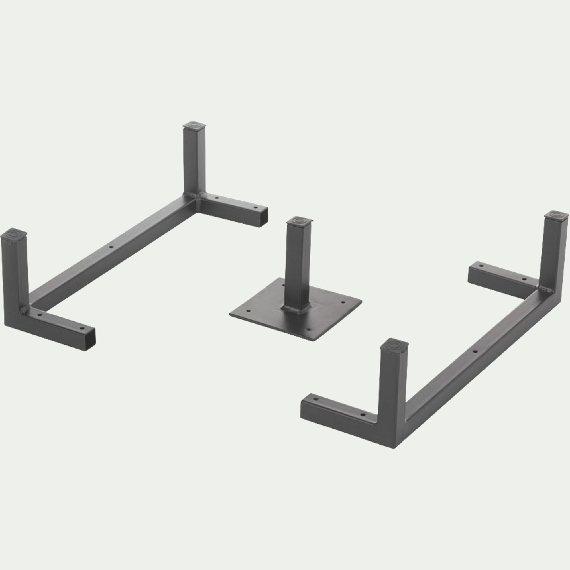 TASSIA - Lot de 3 pieds métalliques