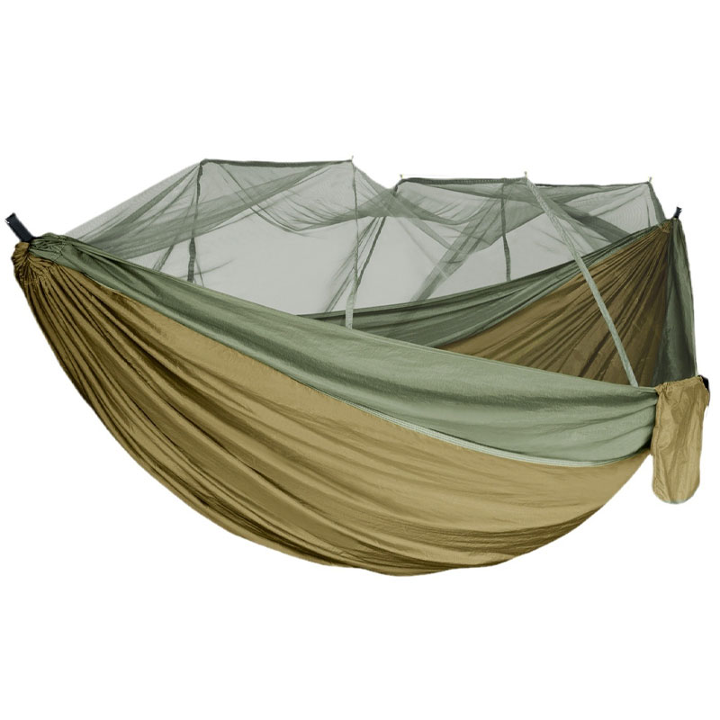 Portable Lightweight Nylon Camping Hammock with Tree Strap Recycled Hammock Mosquito Repellent