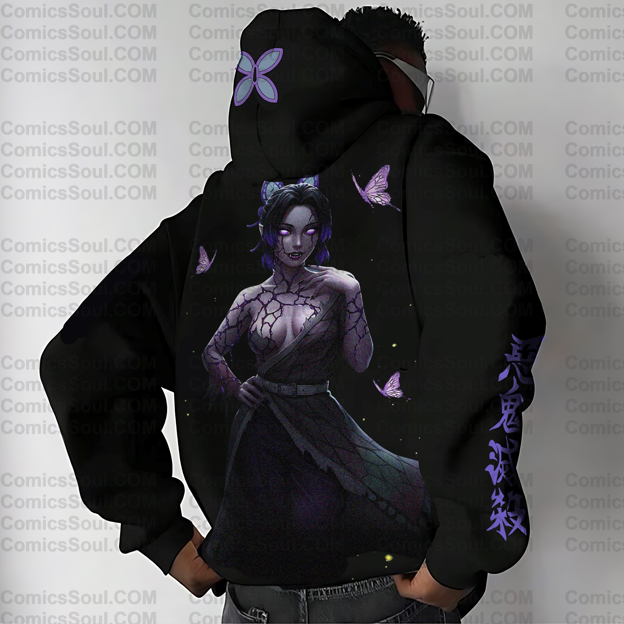 Unisex Anime Graphic Streetwear Vintage Plush Hoodie| KNY