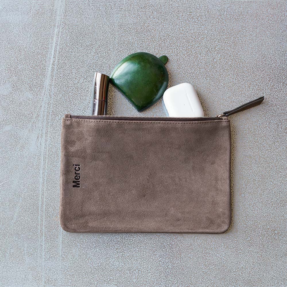 Merci - Pochette en daim - Saloon