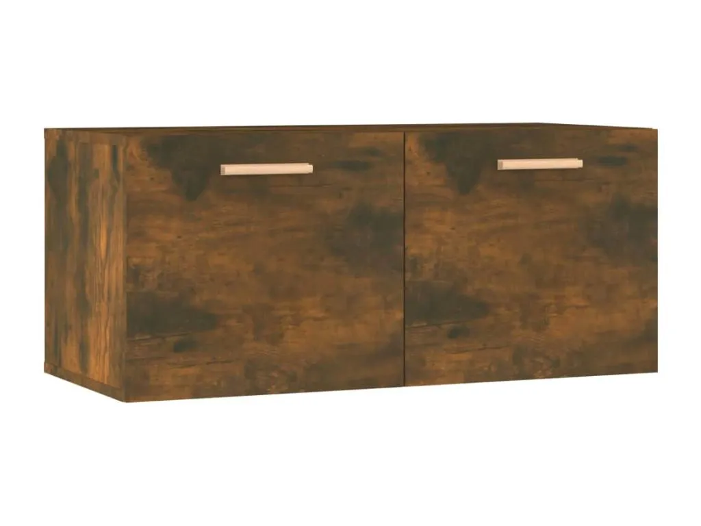 Armario de pared Vivirsingular ingeniería Vivirsingular ahumado 80x35x36.5 mediano cm dltm62184