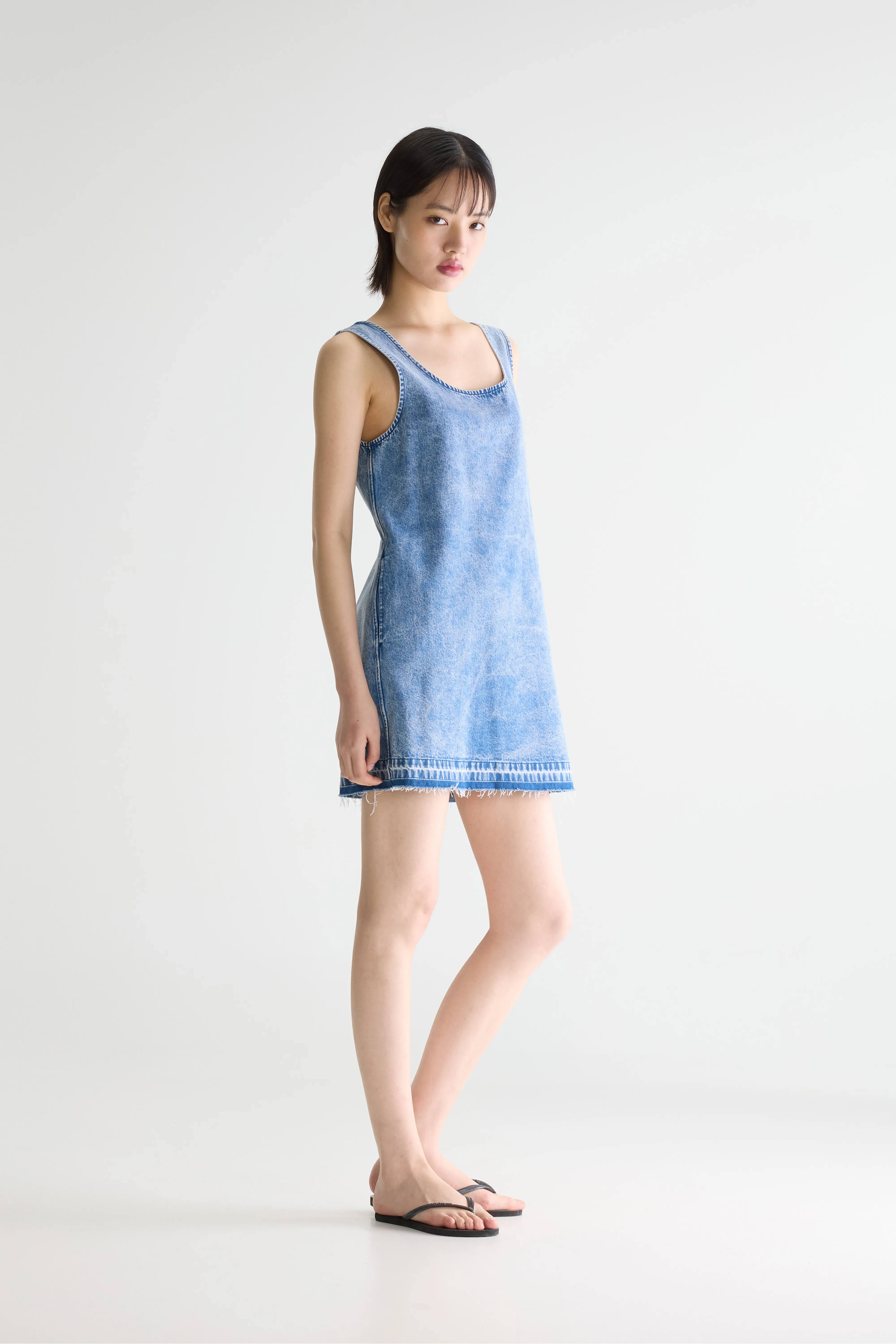 Bellerose Junie denim mini dress (261 / W / VNTG STONE WASH)