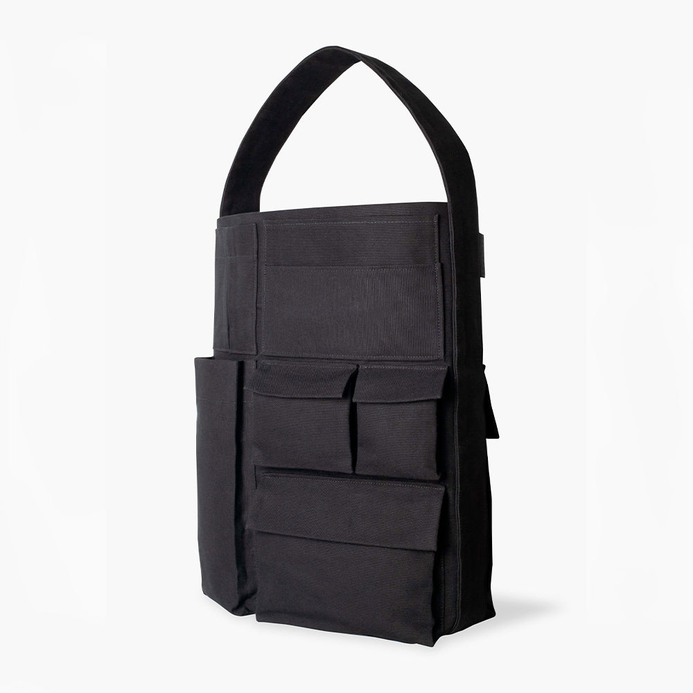 Kaan - Sac Pockets Bucket Tote - Noir