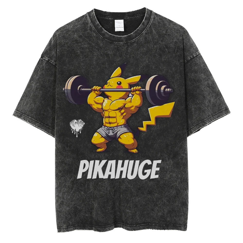 Unisex  “Comicssoul” Pikahuge Gym Vintage T-Shirt