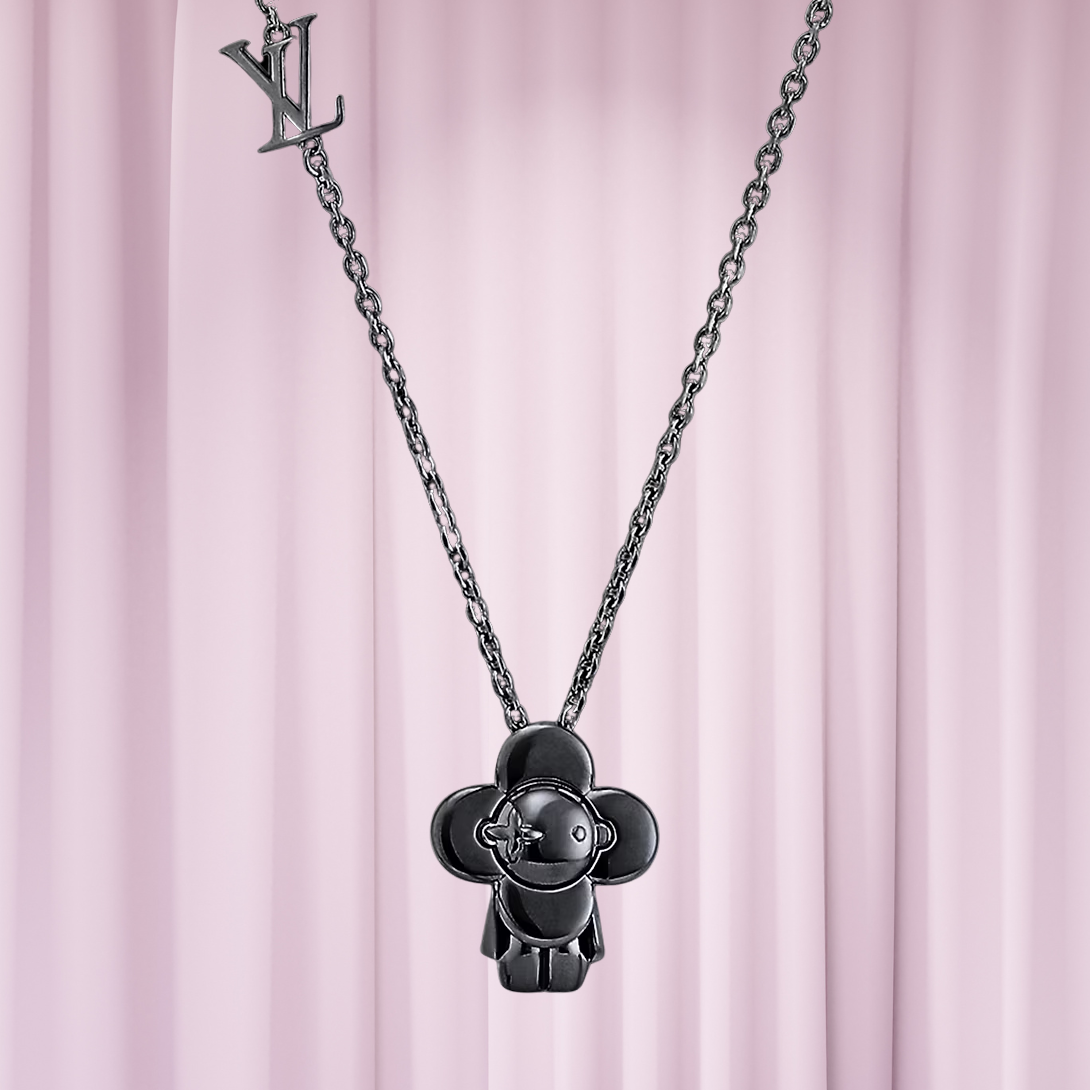Louis Vuitton Vivienne Pendant Necklace - Original Replica Club