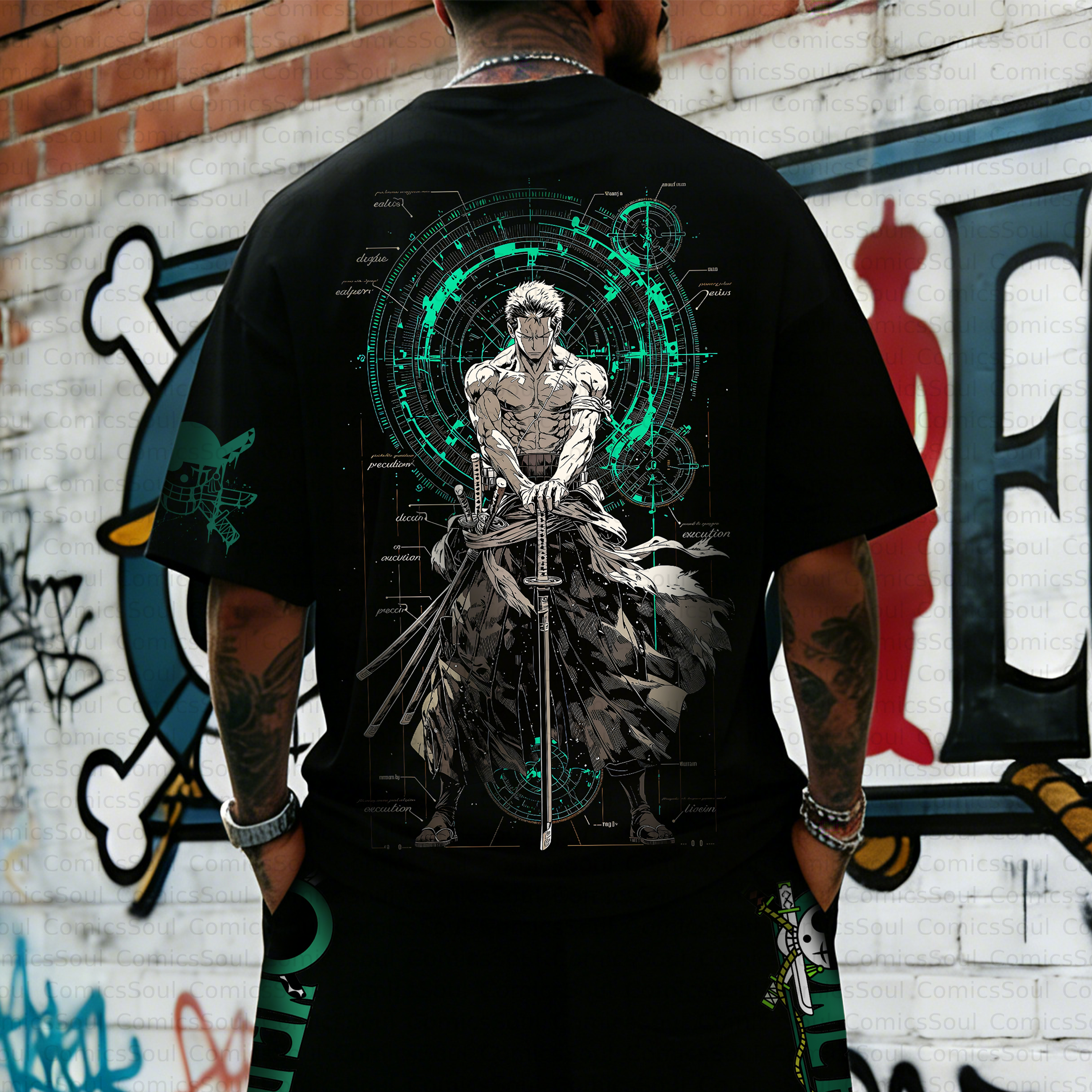 Unisex Anime Inspired Vintage T-Shirt
