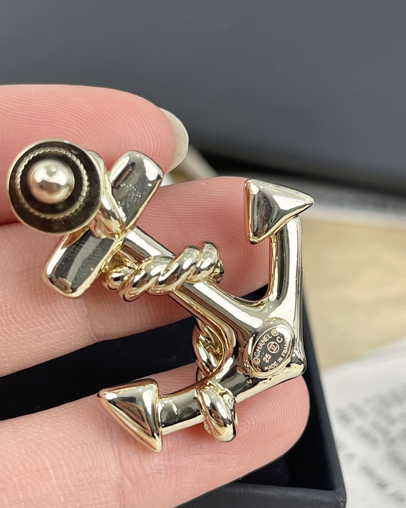 Chanel Anchor Brooch - Original Replica Club