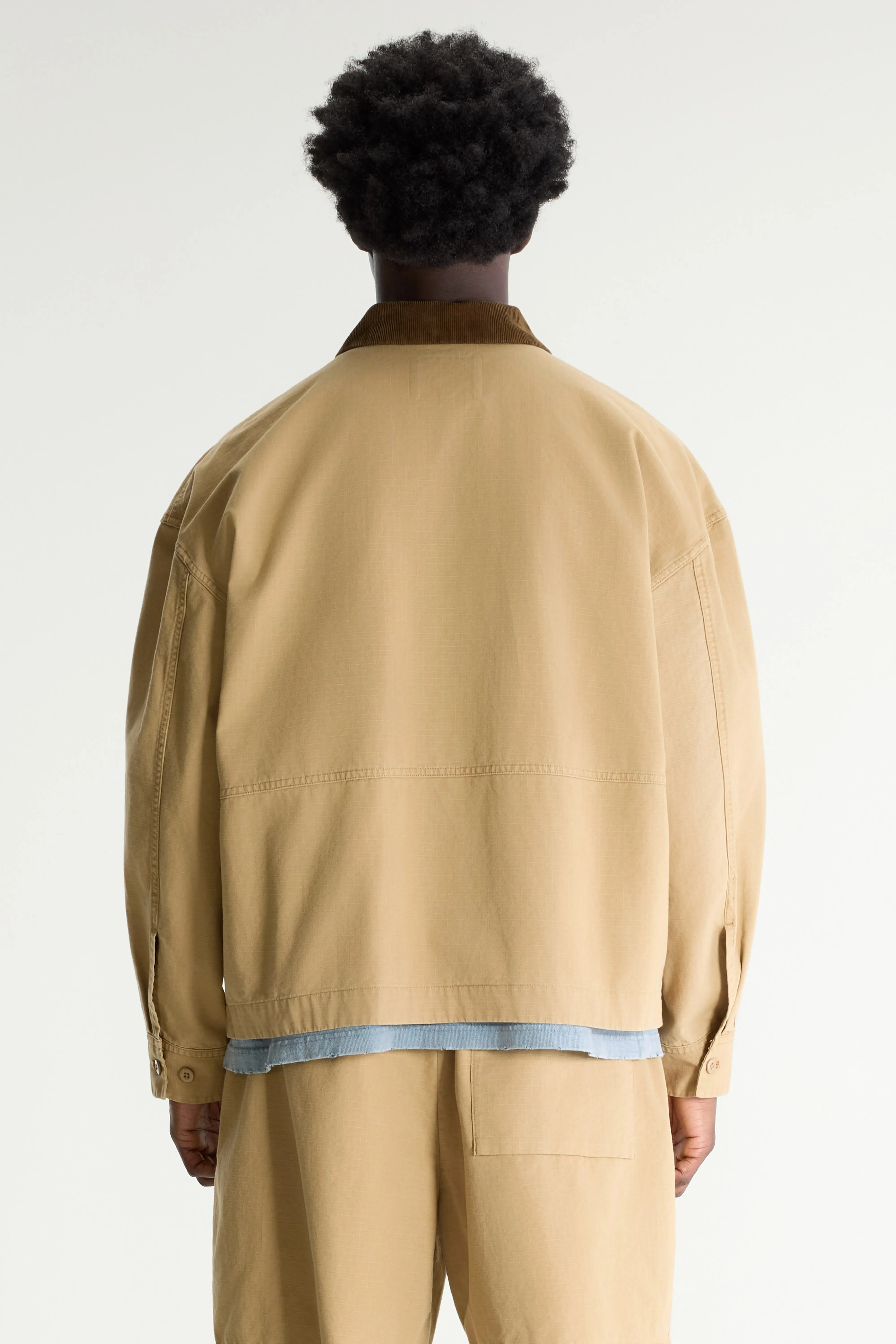 Bellerose Plover work-wear overshirt (261 / M / CLAY)