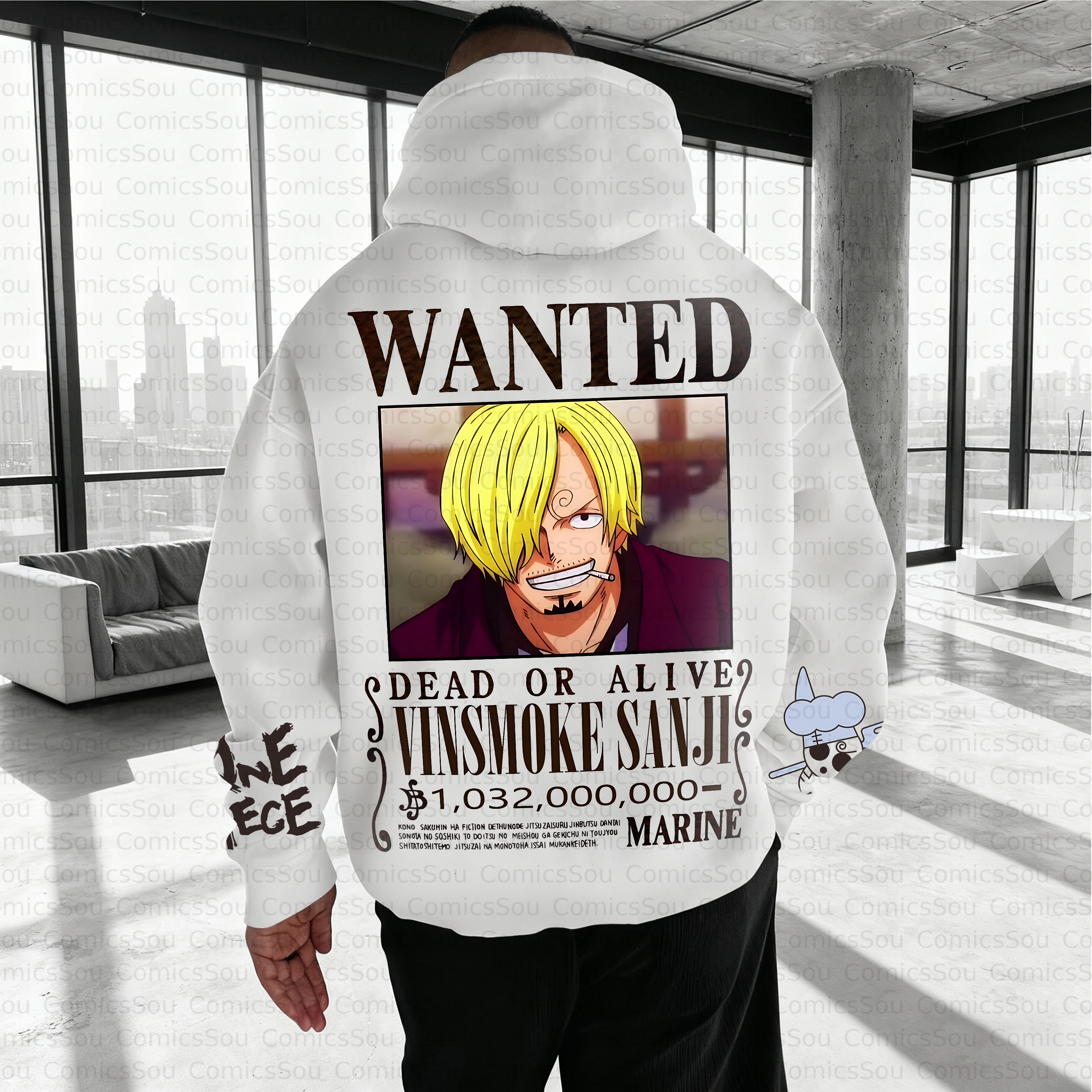 Unisex Anime Inspired Vintage Plush Hoodie