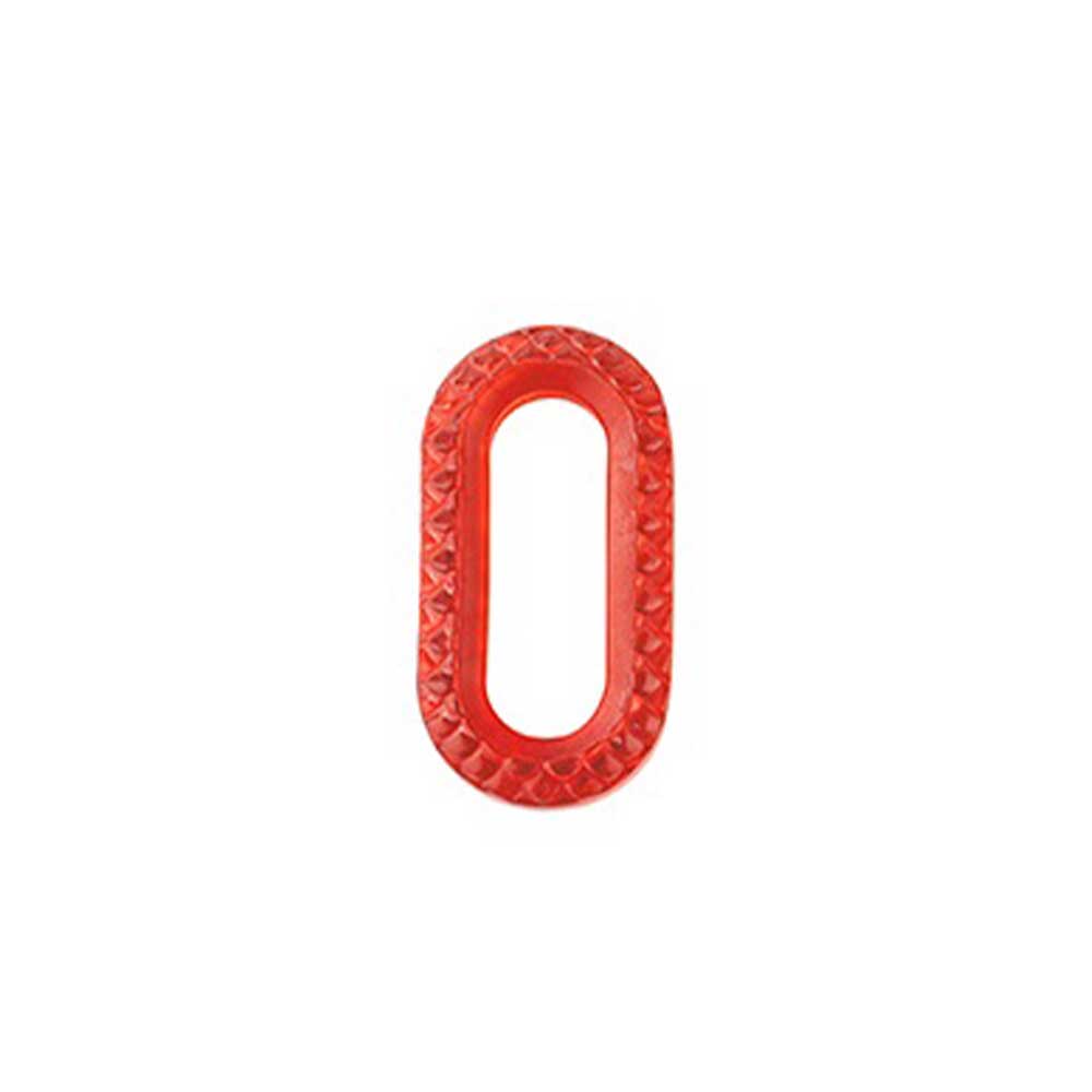 ACCESSOIRE CRISTAL EMPREINTE ANIMALE - CRISTAL ROUGE