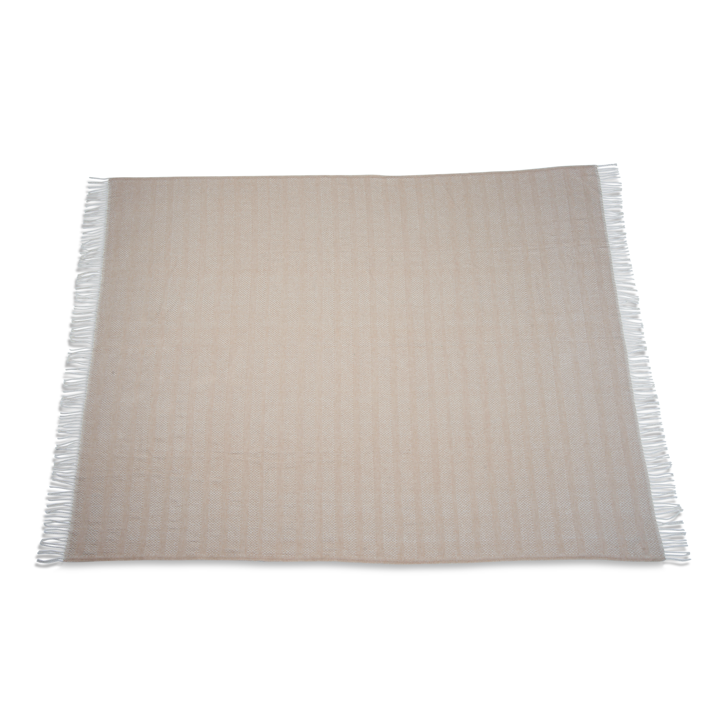 Atmooz Plaid Embrace – 150x200cm – Naturel – Katoenmix – Met Franjes
