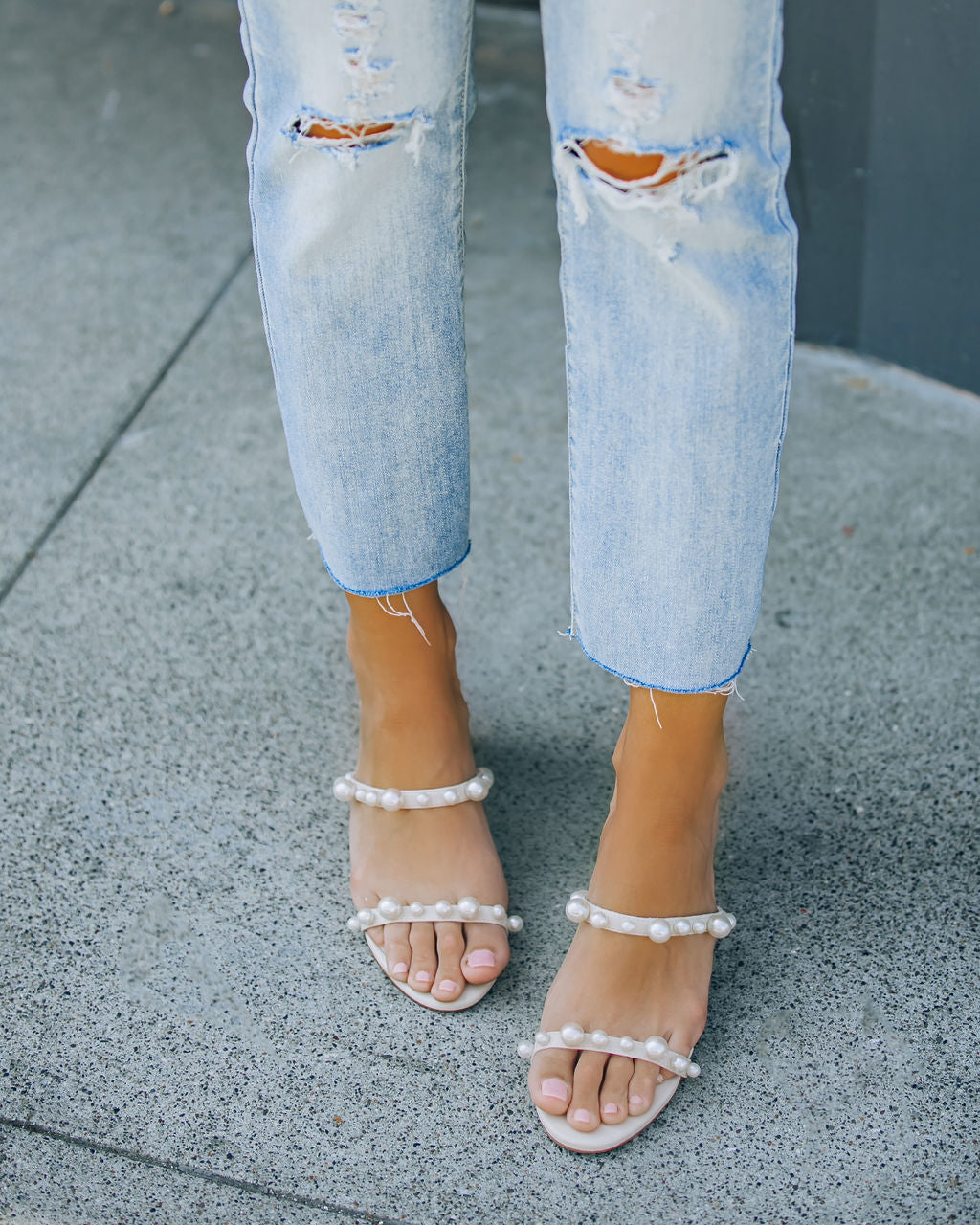 Josefa Studded Heeled Sandal - FINAL SALE - Se7enfashion