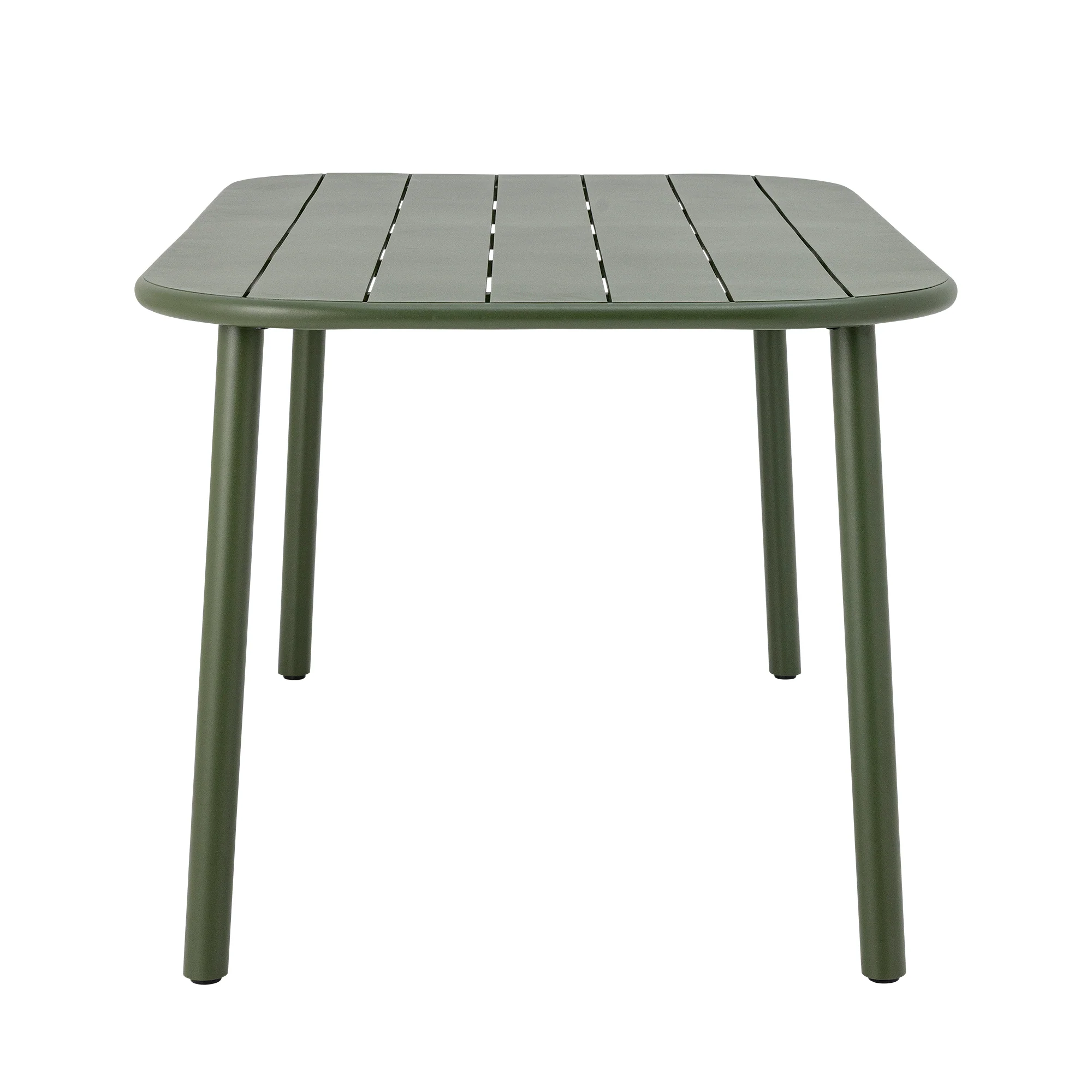 CALANA DINING TABLE, GREEN, METAL, 90 X 160 CM