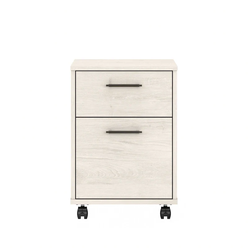 Bush Furniture Key West Mobile File Cabinet with 2 Drawers