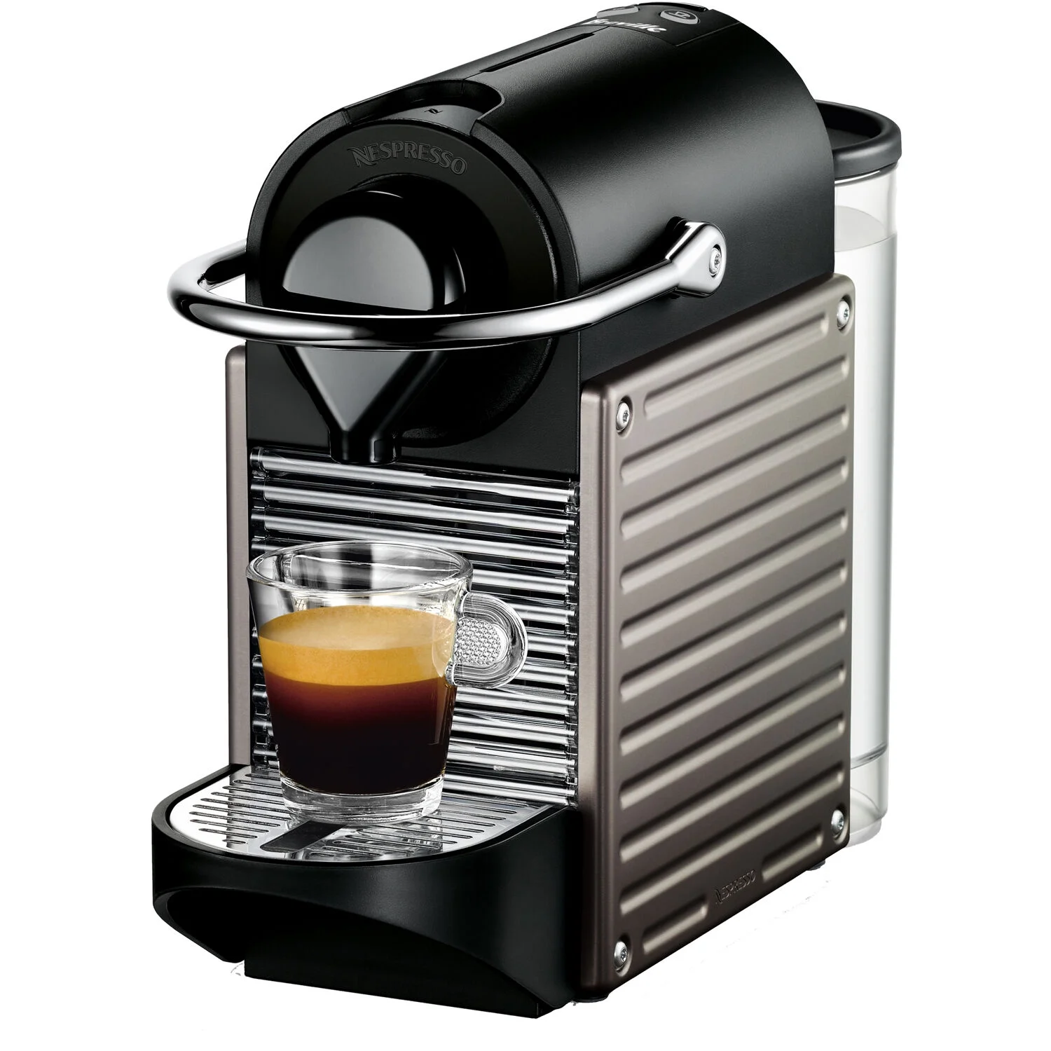 Breville New Nespresso Essenza Mini Single-Serve Machine Aeroccino Milk Frothier, Black - Image 9
