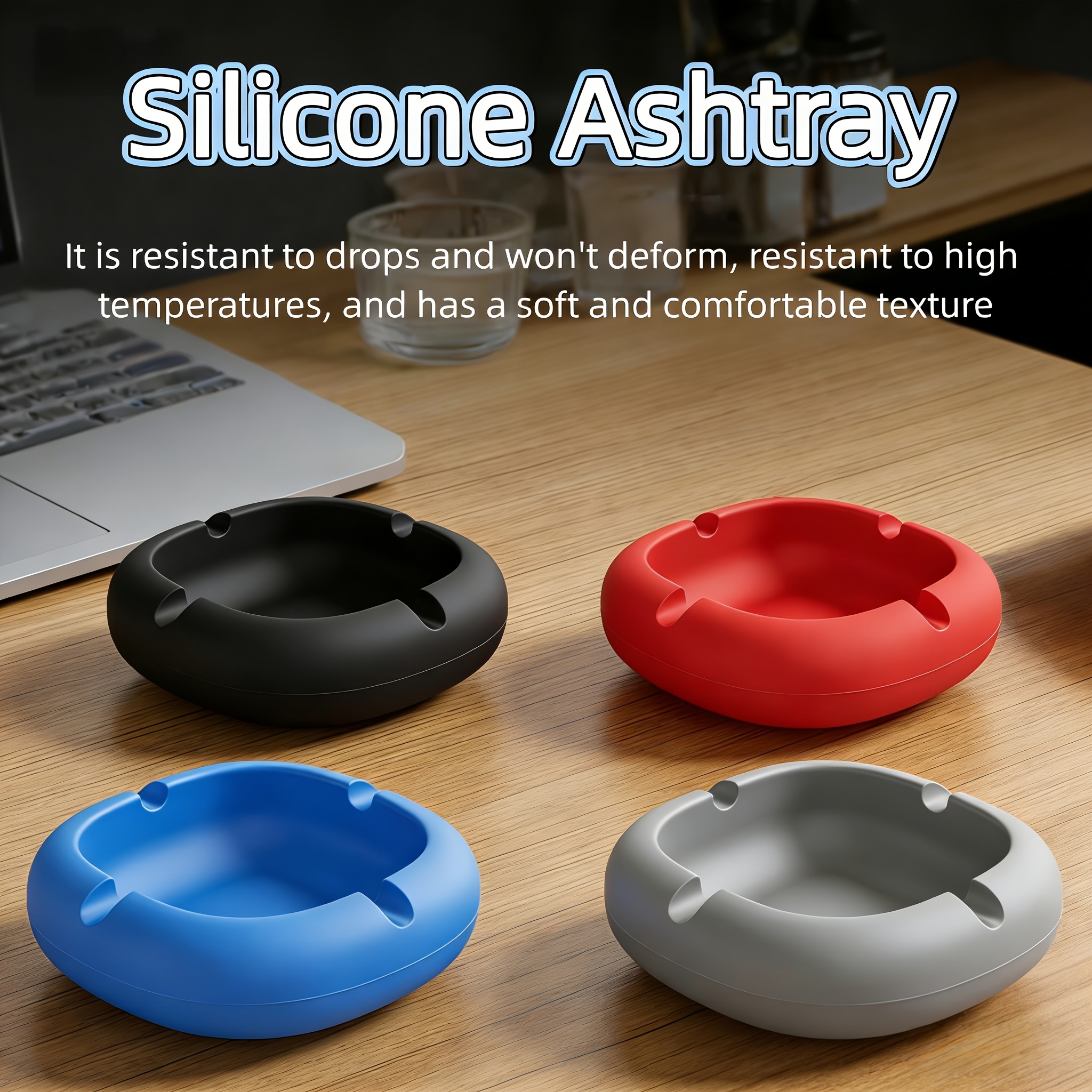Upgraded High-Quality Commercial Silicone Ashtray