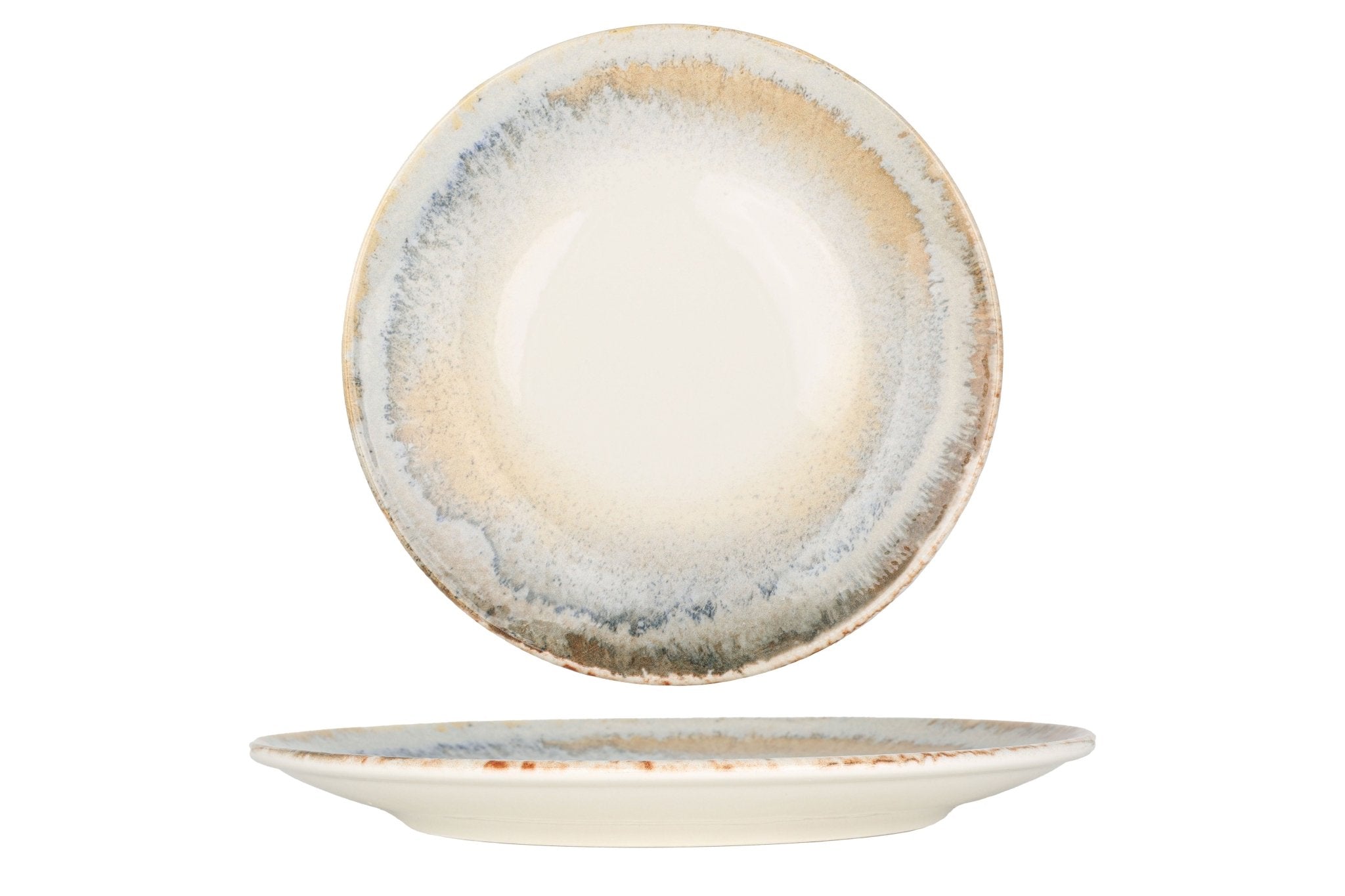 Bonna Dinerbord - Knidos - Porselein - 25cm - set van 6