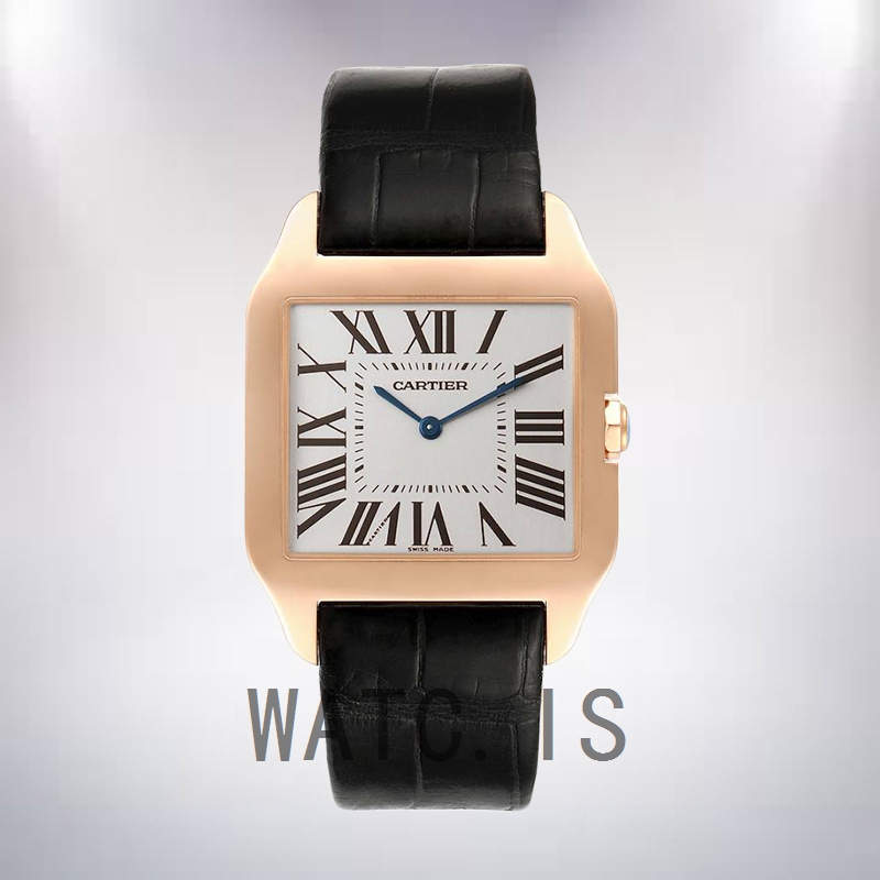 Cartier Santos Dumont W2006951 30mm Ladies White Dial Strap