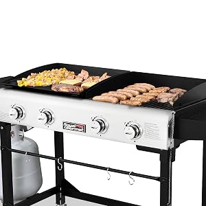 Gas Grill Griddle Combo