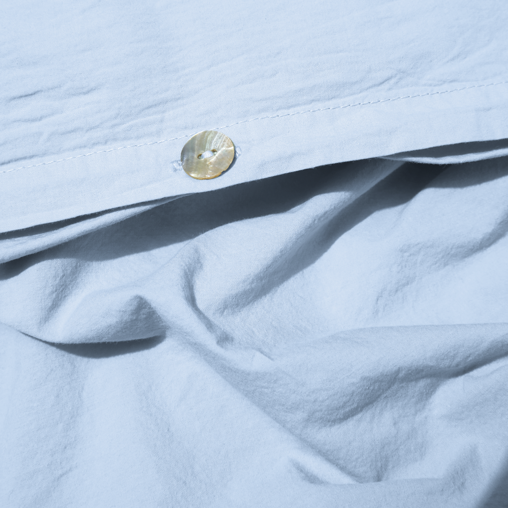 Housse de couette en percale de coton - Bleuet