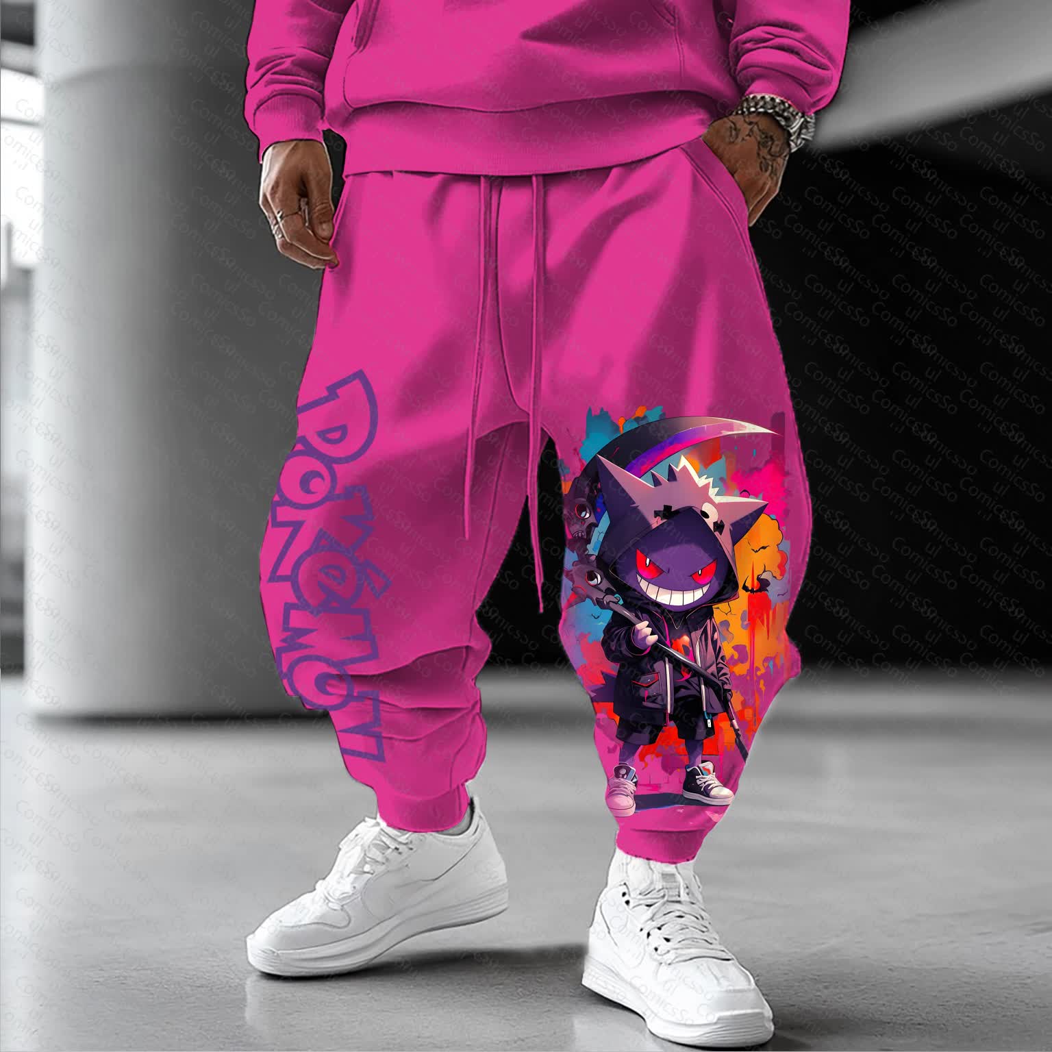 Unisex  “Comicssoul” Casual Anime Streetwear Pant