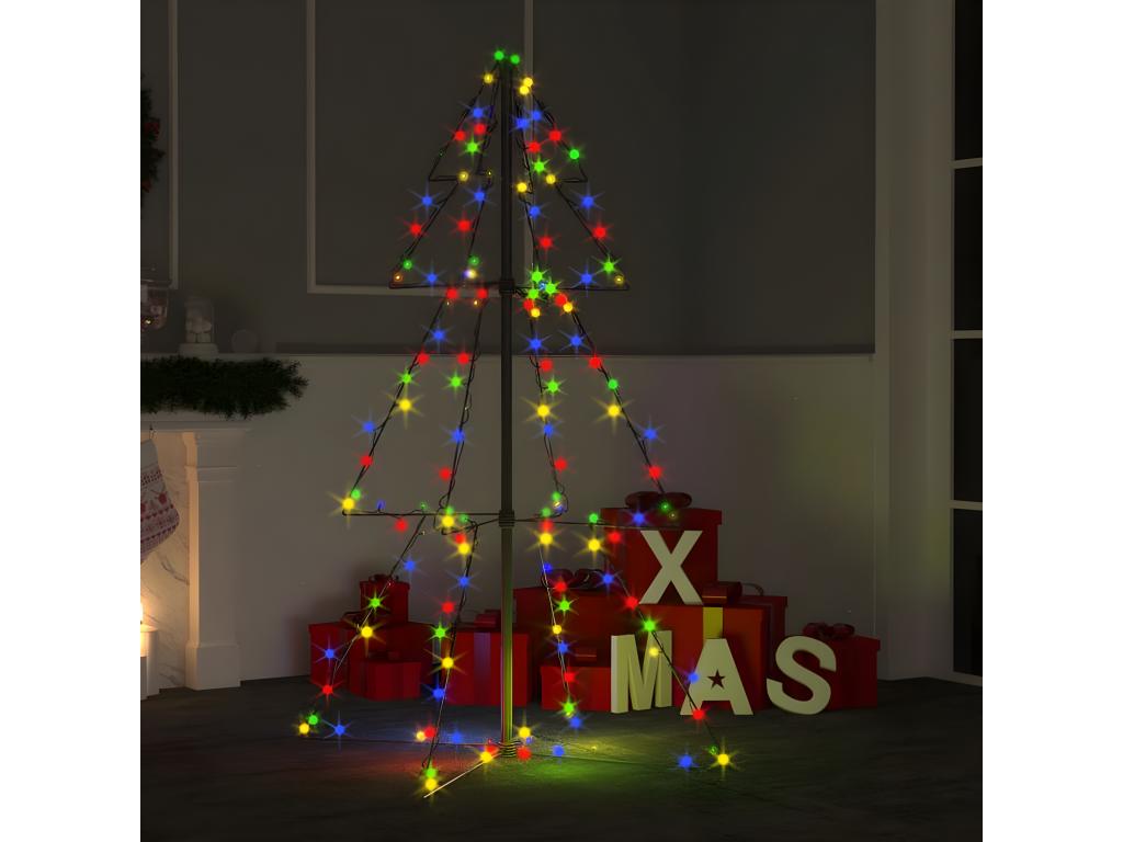 Árbol de Navidad 160 LED interior/exterior 78x120 cm