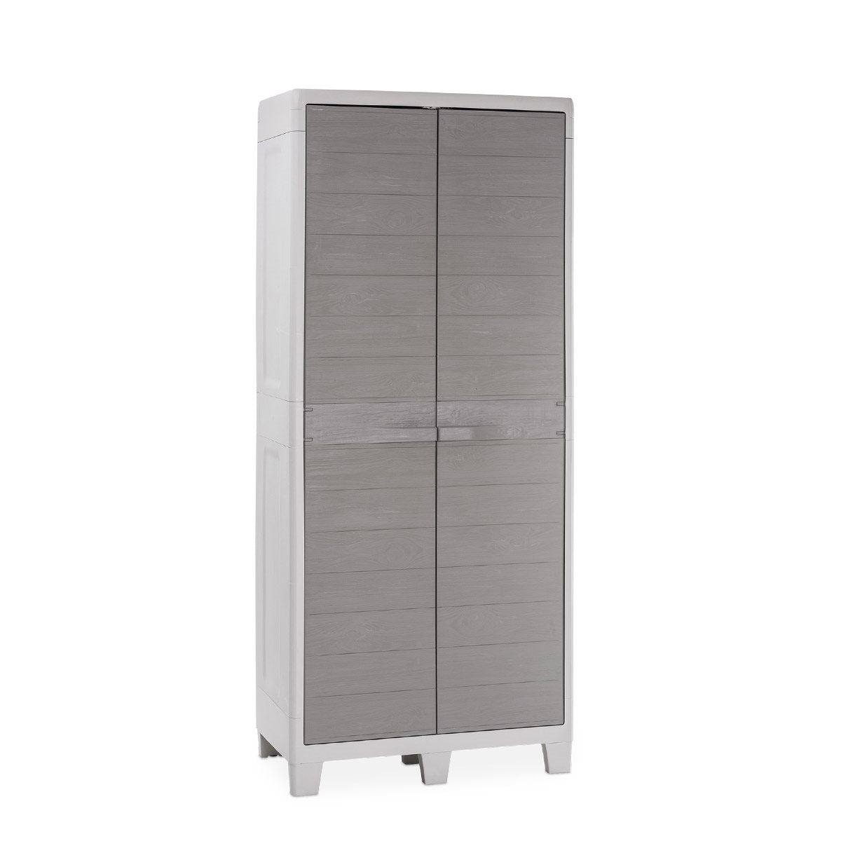 Toomax Woody's XL utility opbergkast hoog - lichtgrijs donkergrijs