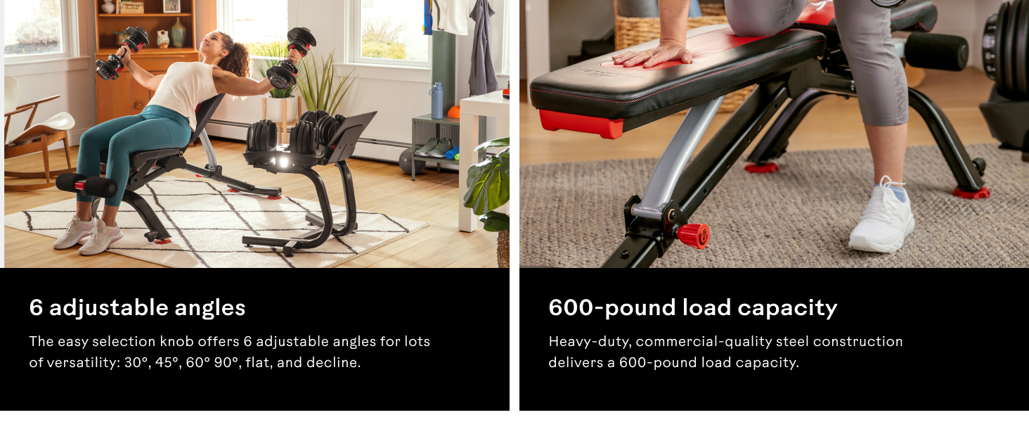 BowFlex 5.1S Bench Features