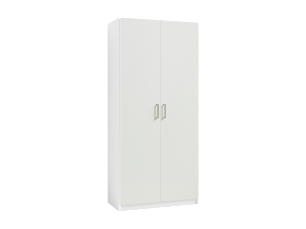 Armario 2 puertas - 92 cm - blanco
