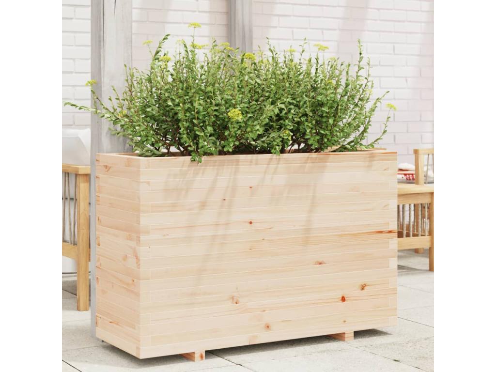Decoratodo madera maciza de pino 110x40x72 cm