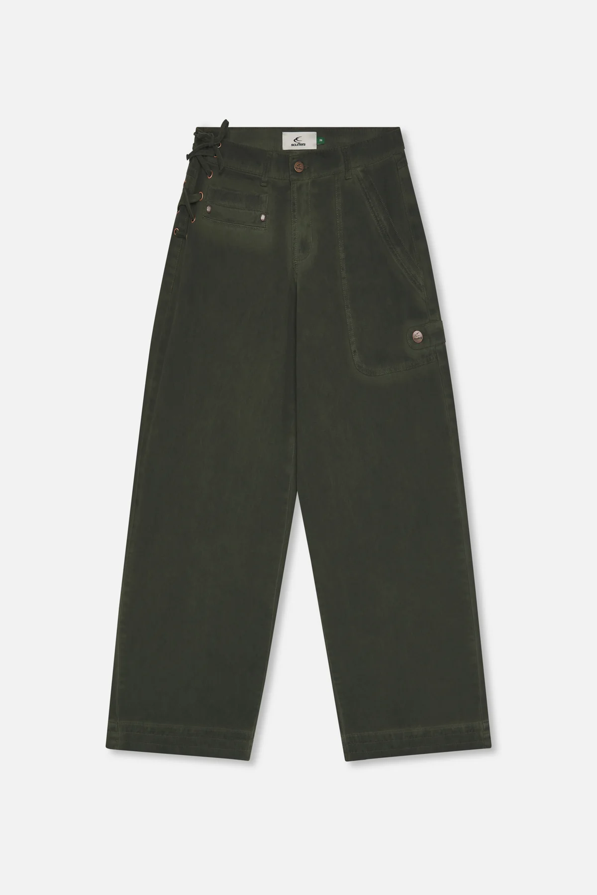City Dusty Green Pants