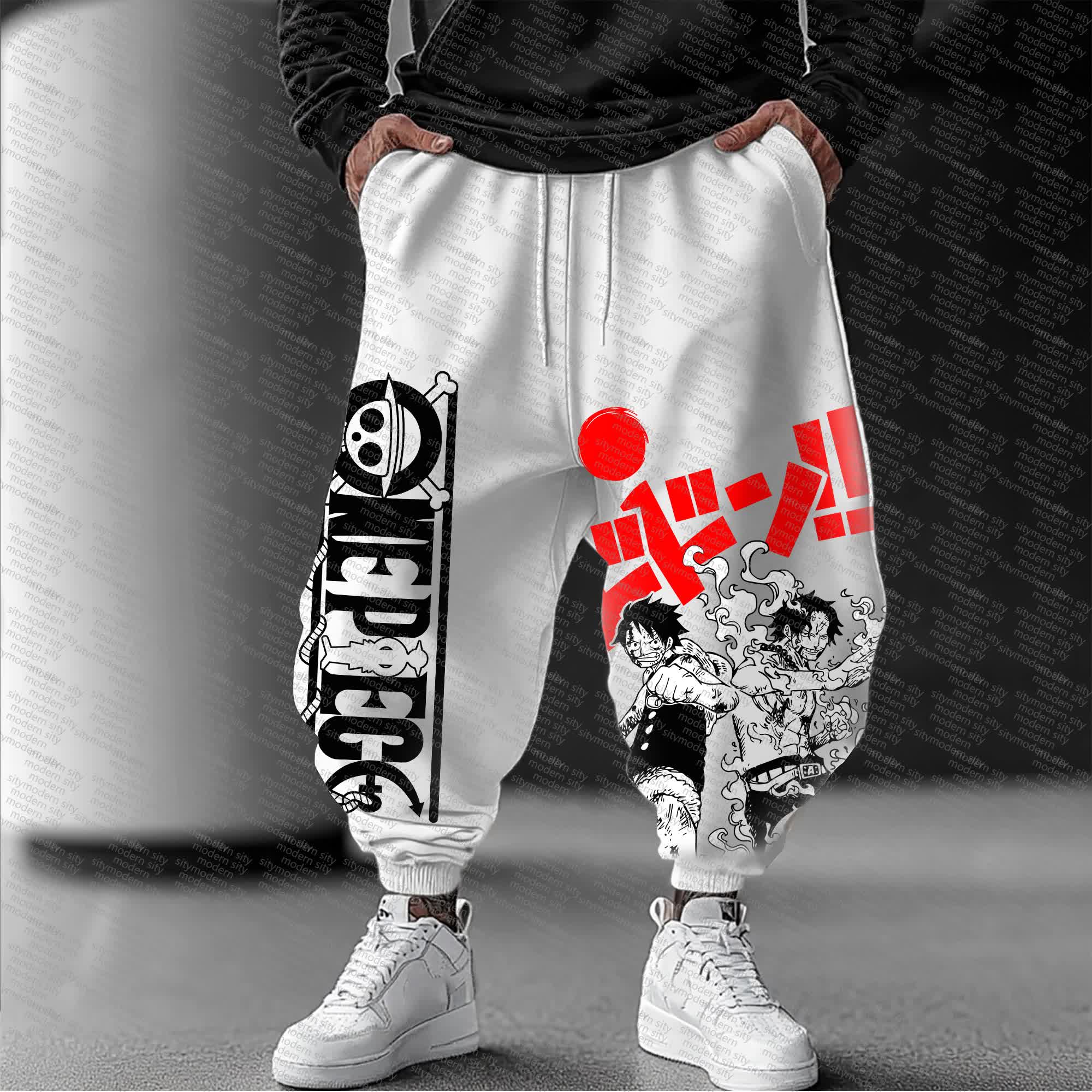 Unisex Anime Printed  Pants丨 Comicssoul