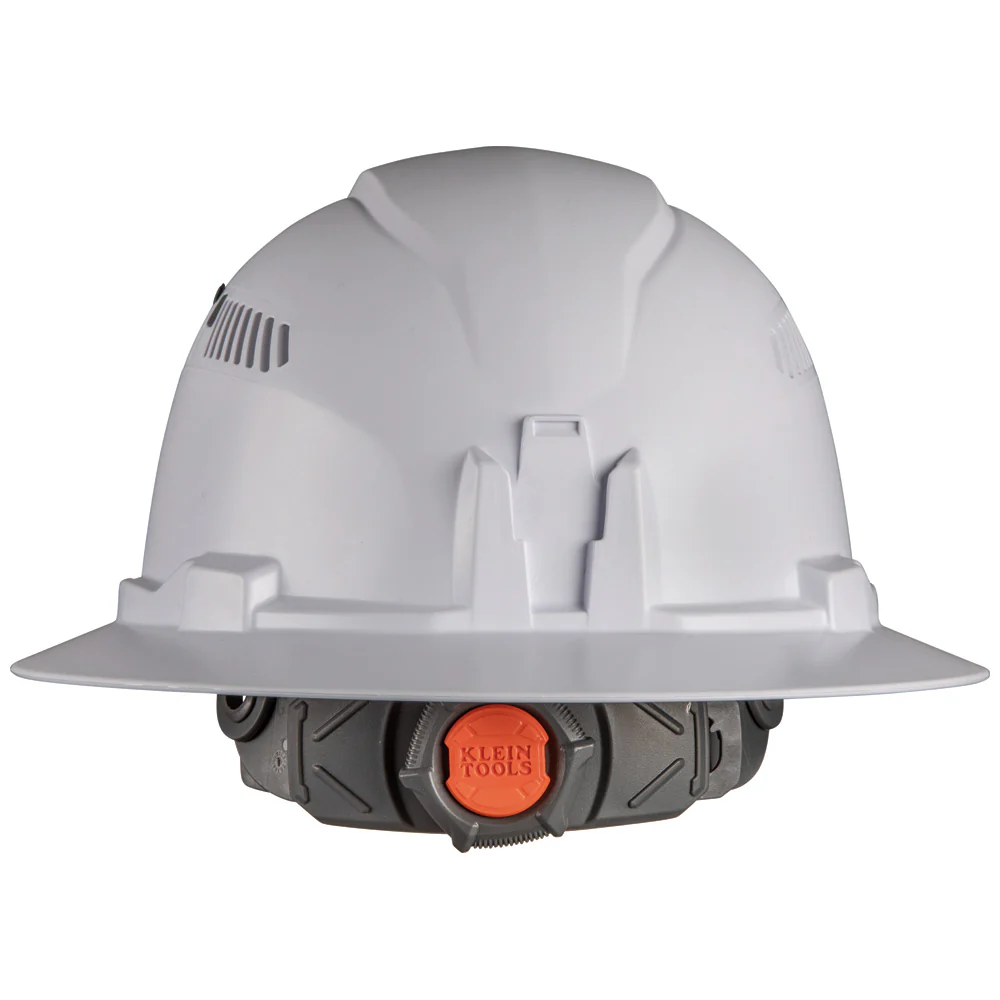 Hard Hat, Vented, Full Brim Style, White 60401 - KTF Painting Interior Exterior