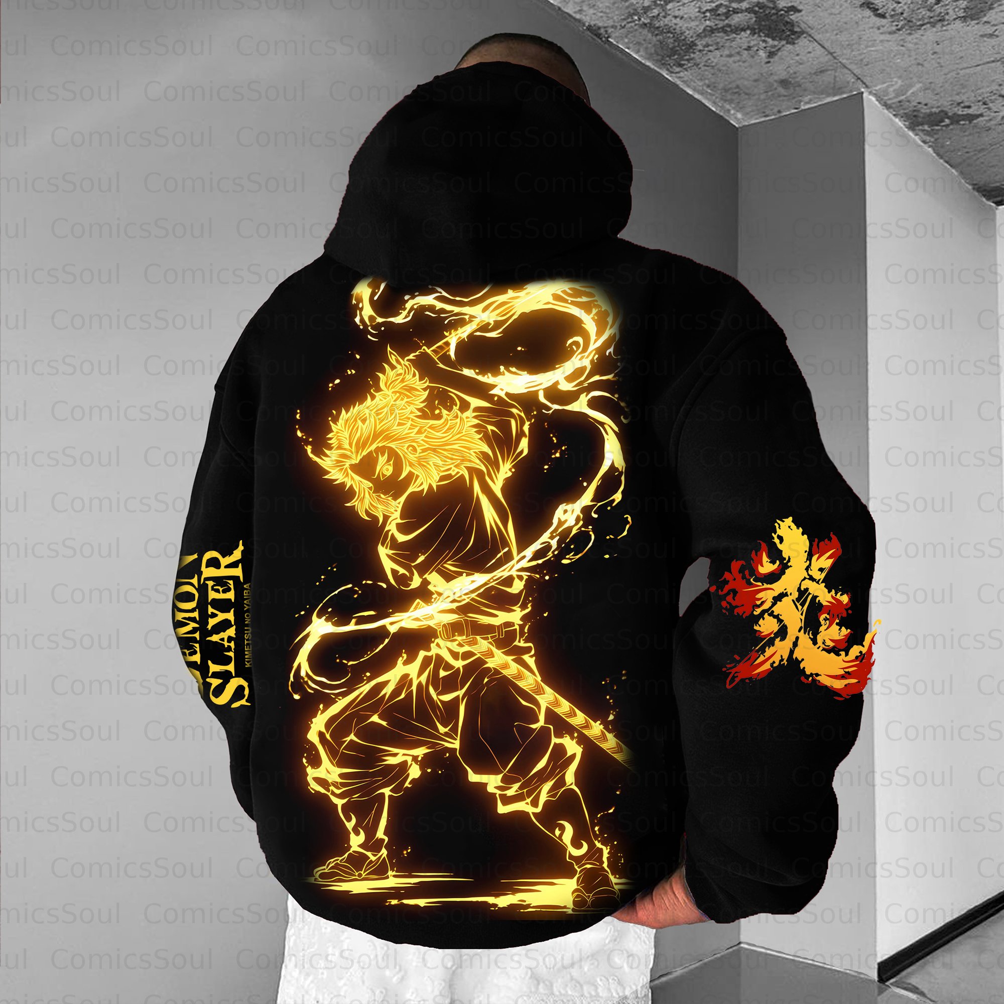 Unisex Anime Graphic Streetwear Vintage Plush Hoodie| KNY