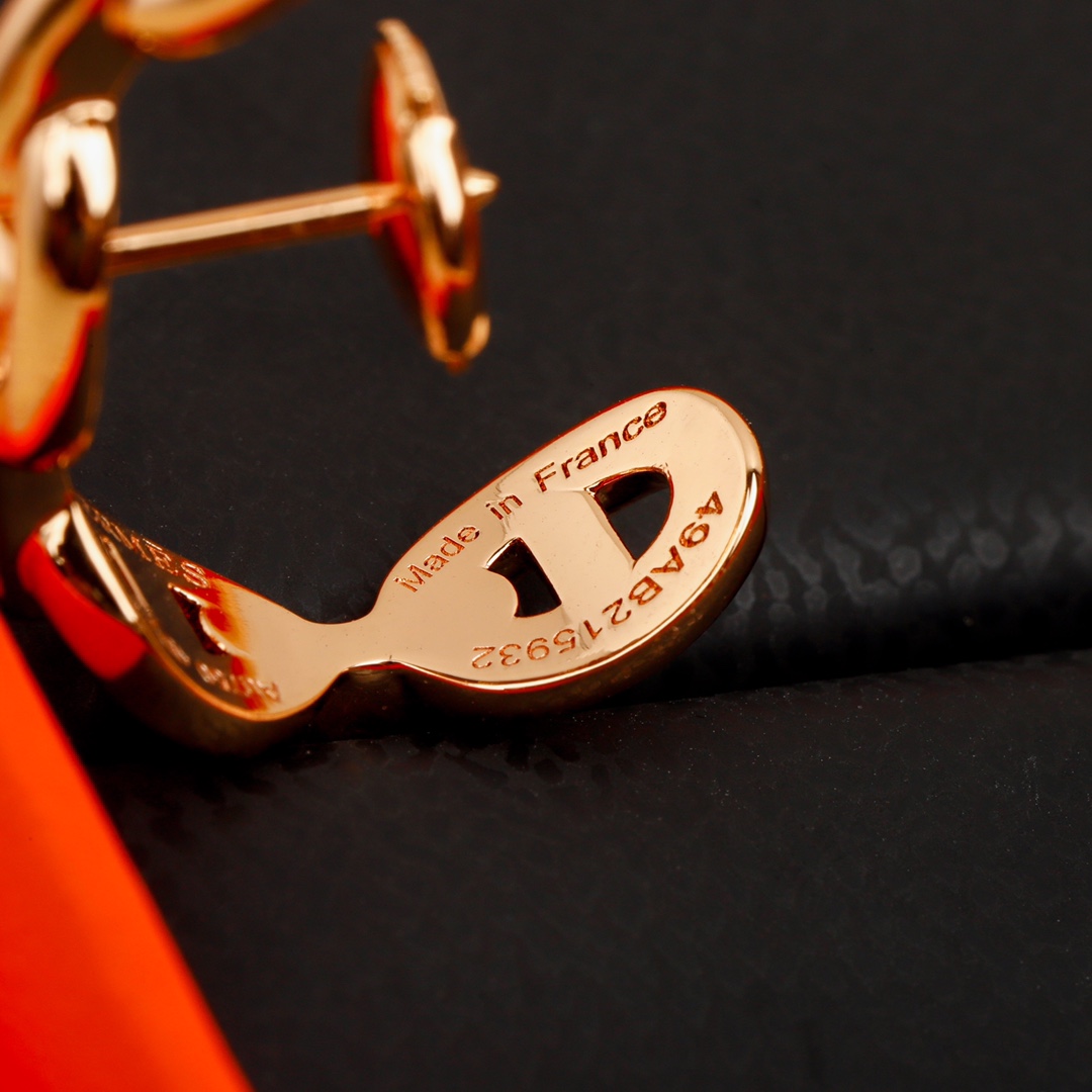 Hermes Pig Nose Half Hoop Earrings - Original Replica Club