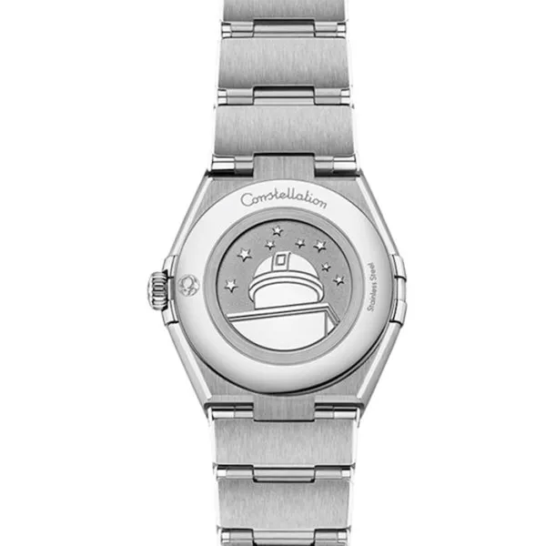 Omega Constellation Women Quartz Pink Stainless Steel Watch O13110286011001