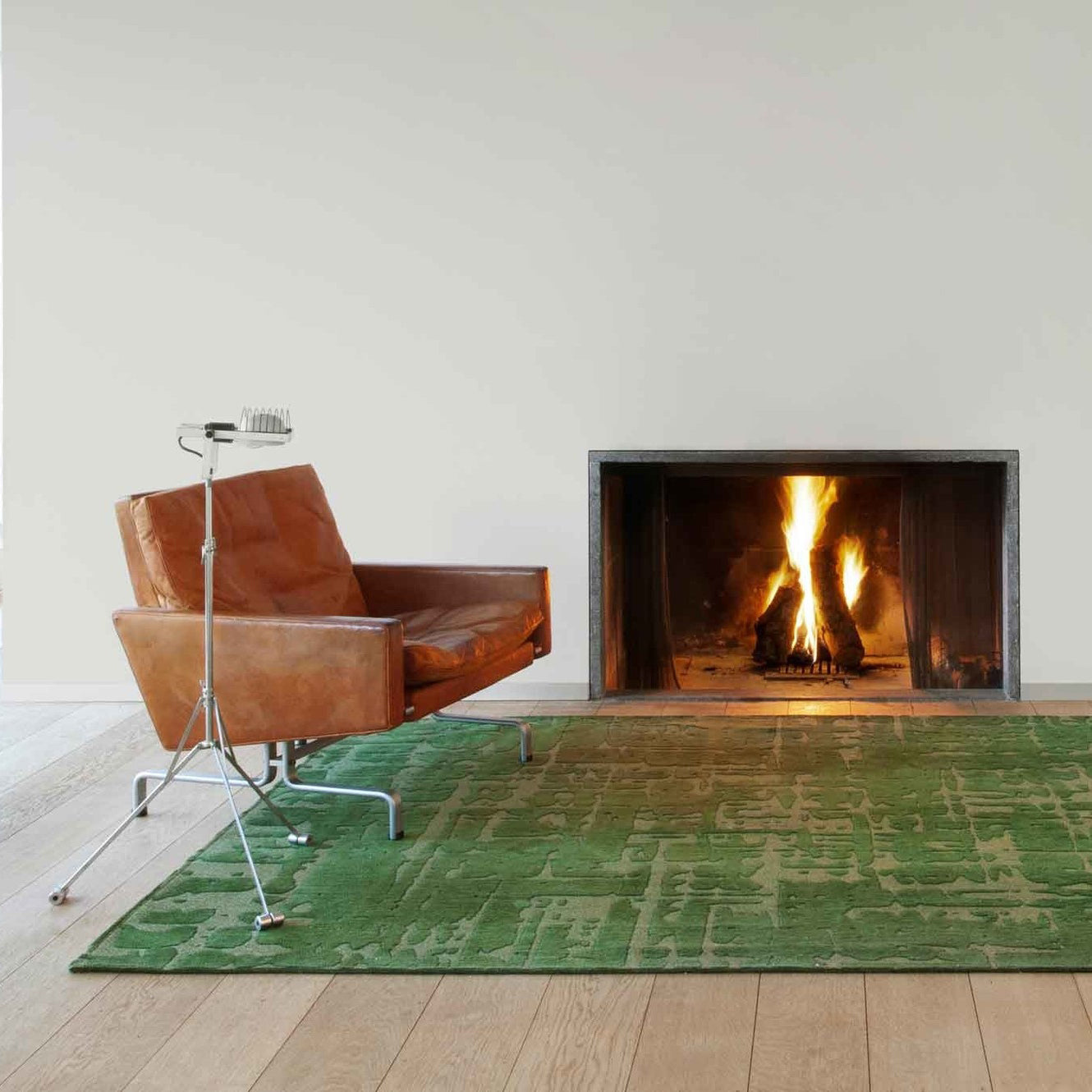 Louis de Poortere Structures Vloerkleed 280 x 390 cm - Perrier's Green