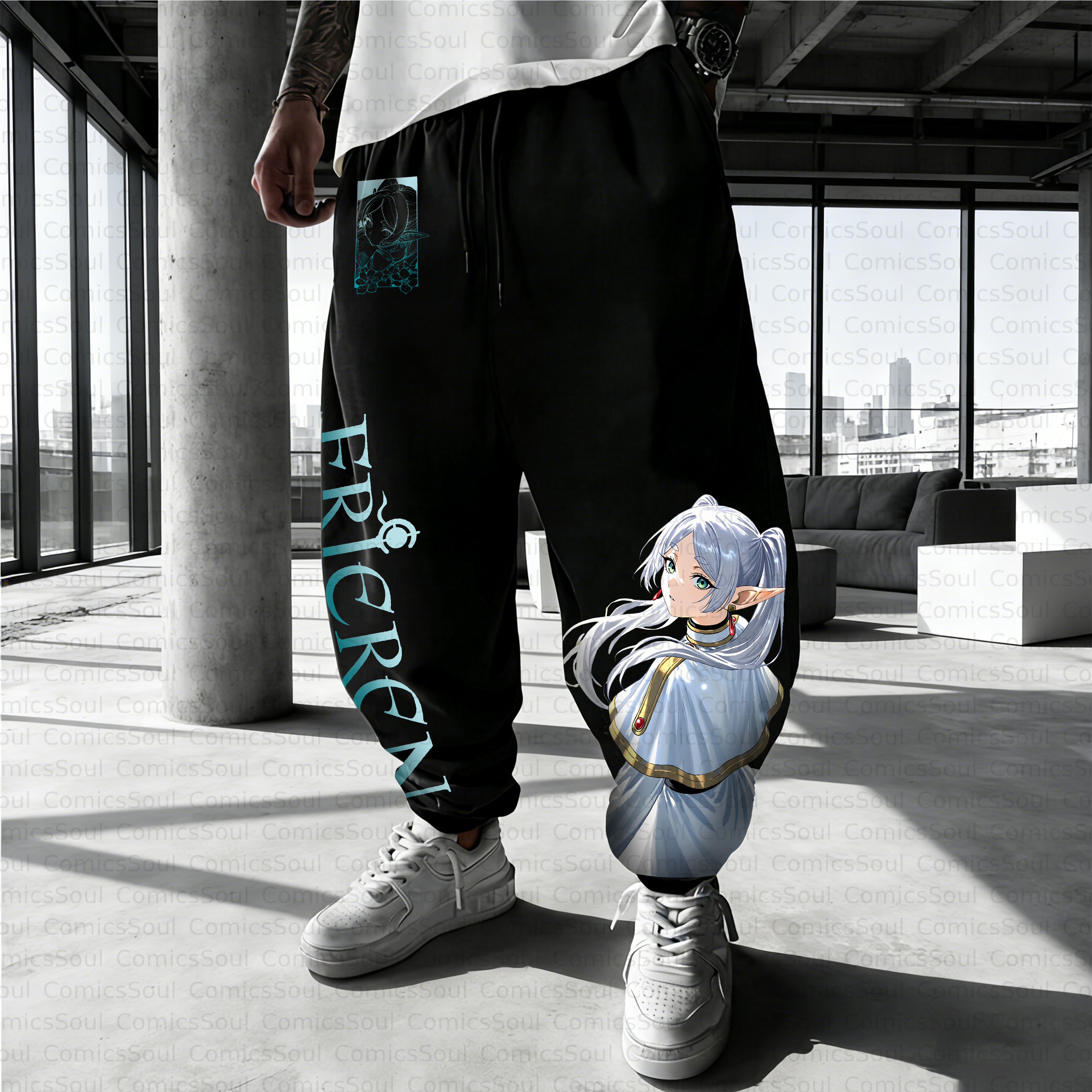 Unisex Casual Anime Streetwear Pant